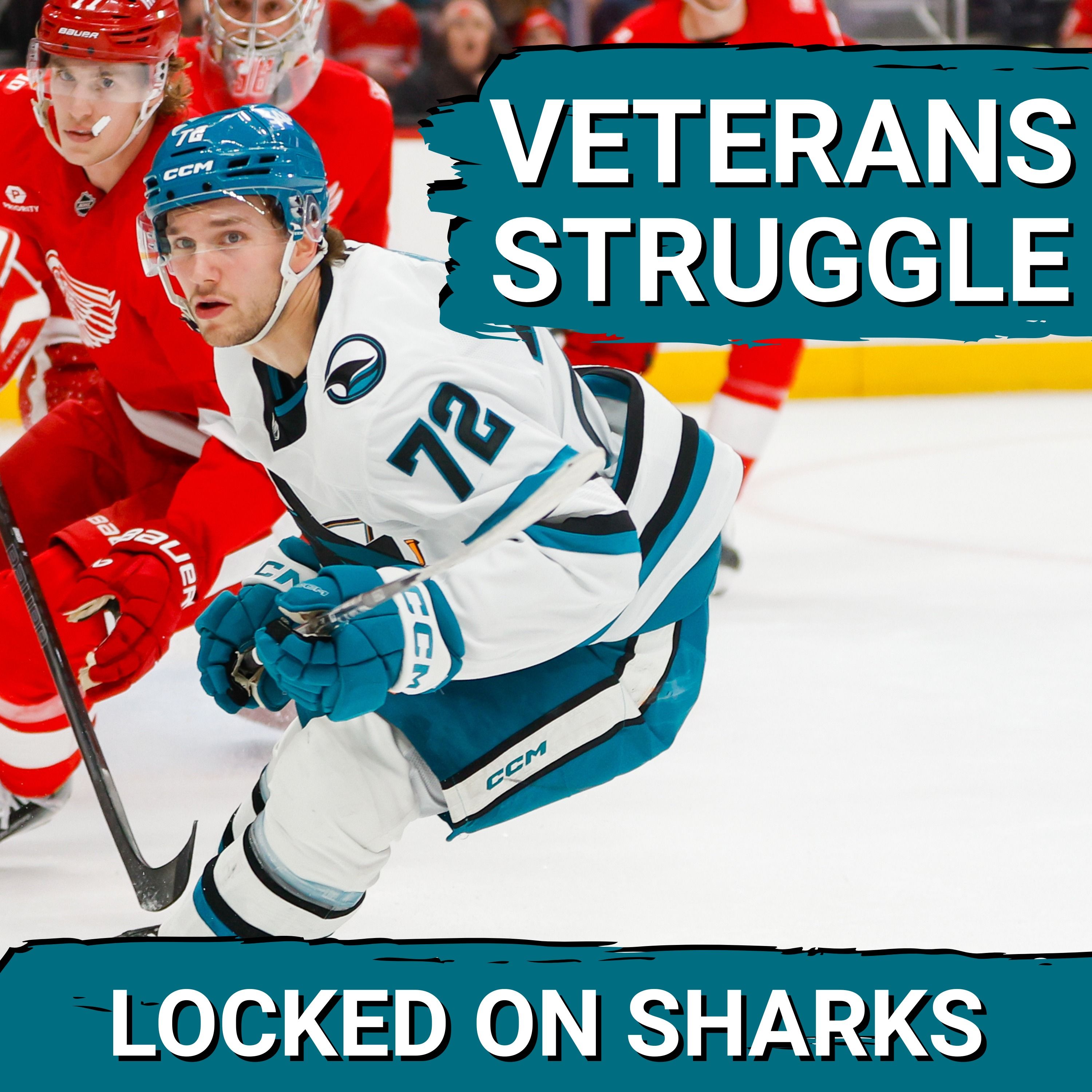 San Jose Sharks Veterans STRUGGLE as Red Wings Capitalize – Smith & Celebrini Shined