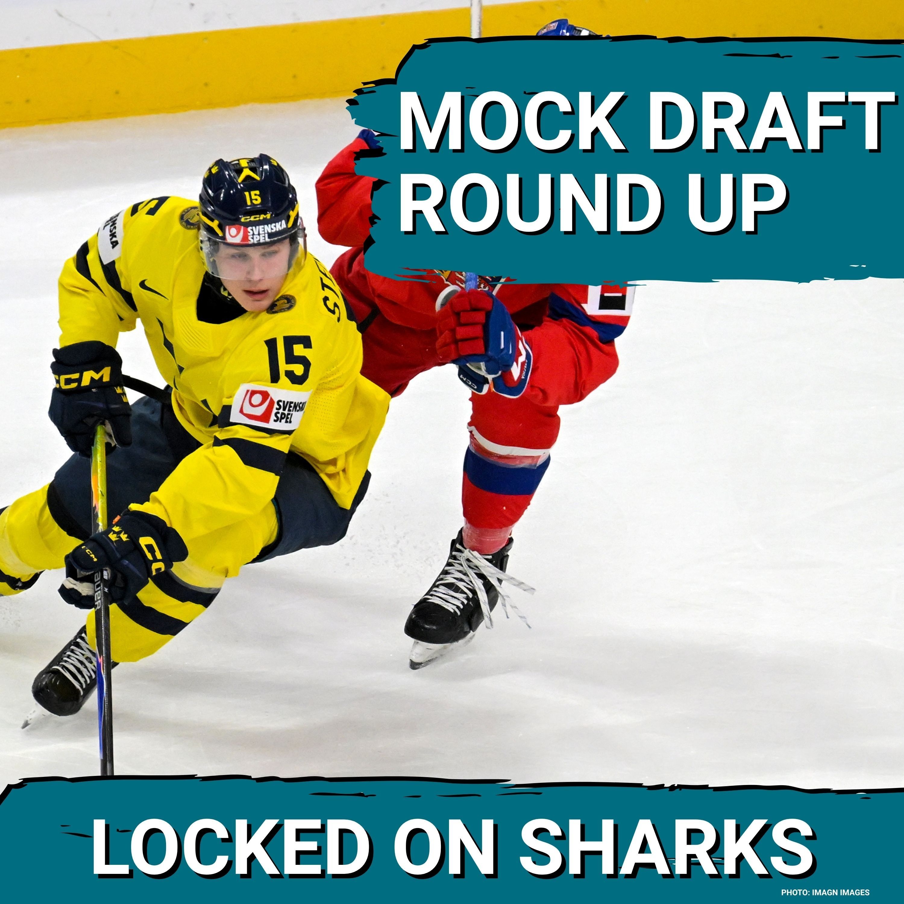 MOCK DRAFT ROUND UP: San Jose Sharks Debating Chase Reid vs Ivar Stenberg in MOCK Draft BATTLE episode artwork