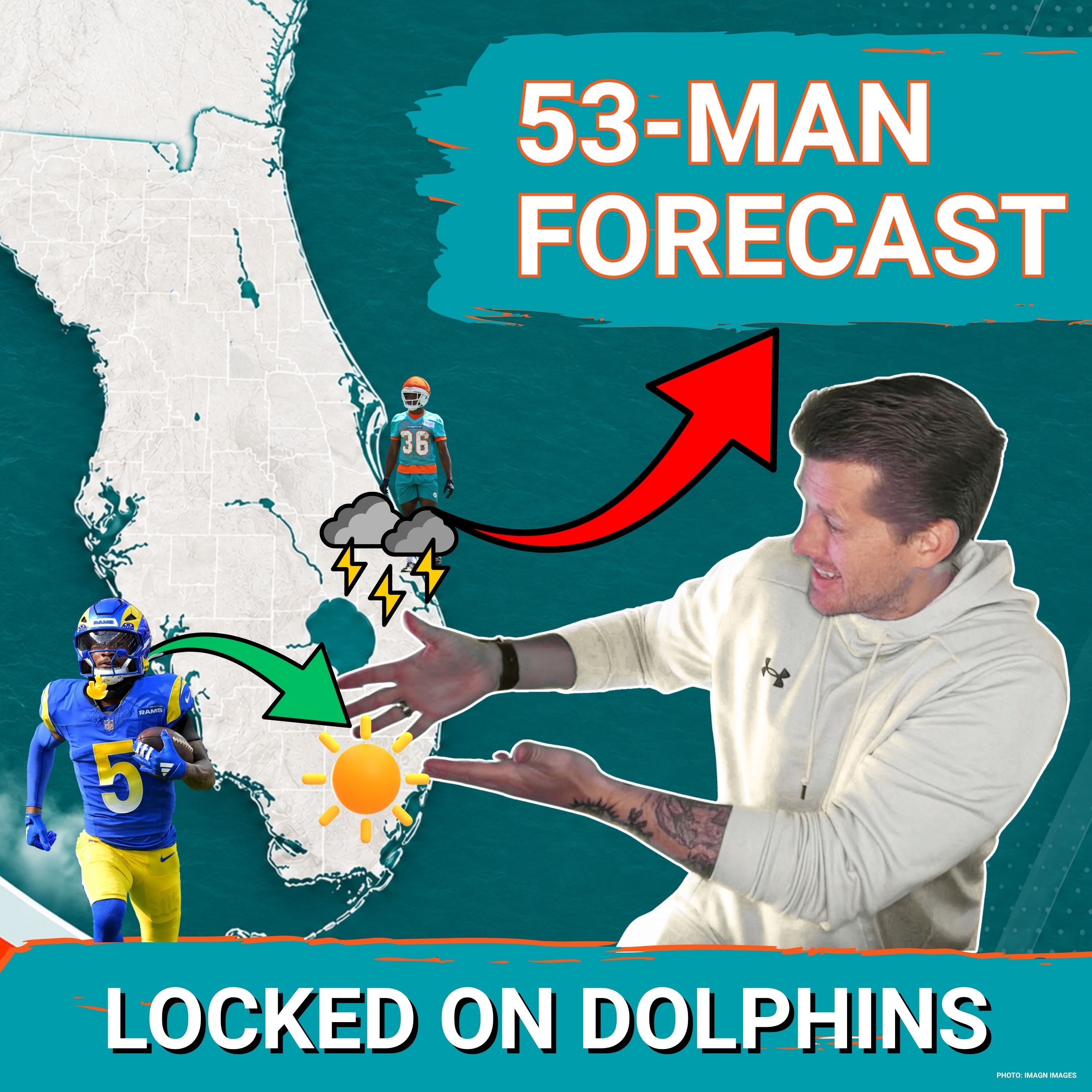 FORECAST | A Way-Too-Early Miami Dolphins 2026 53-Man Roster Projection episode artwork