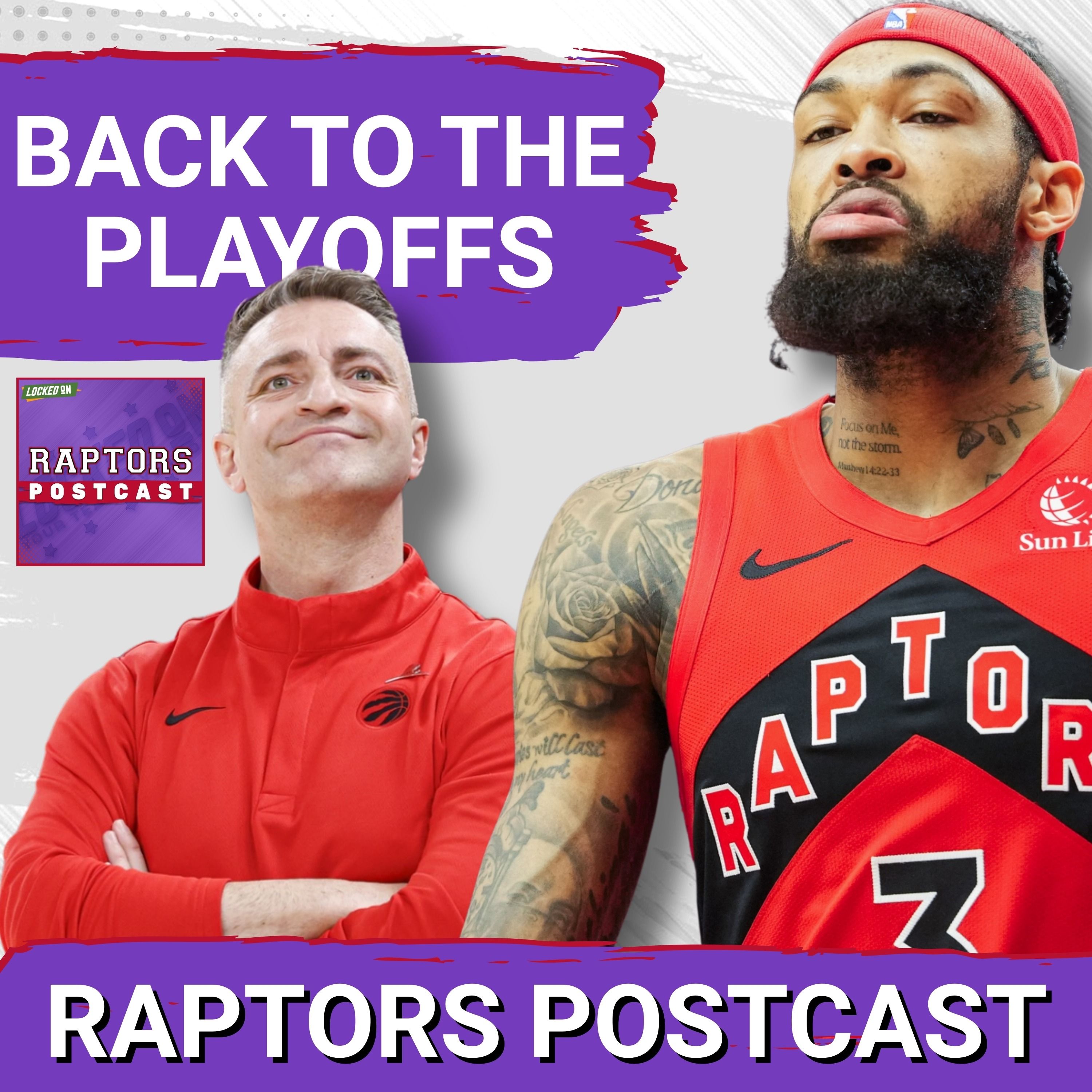 RAPTORS POSTCAST: Raps STEAMROLL Nets to clinch playoff berth + Celtics help secure 5th seed