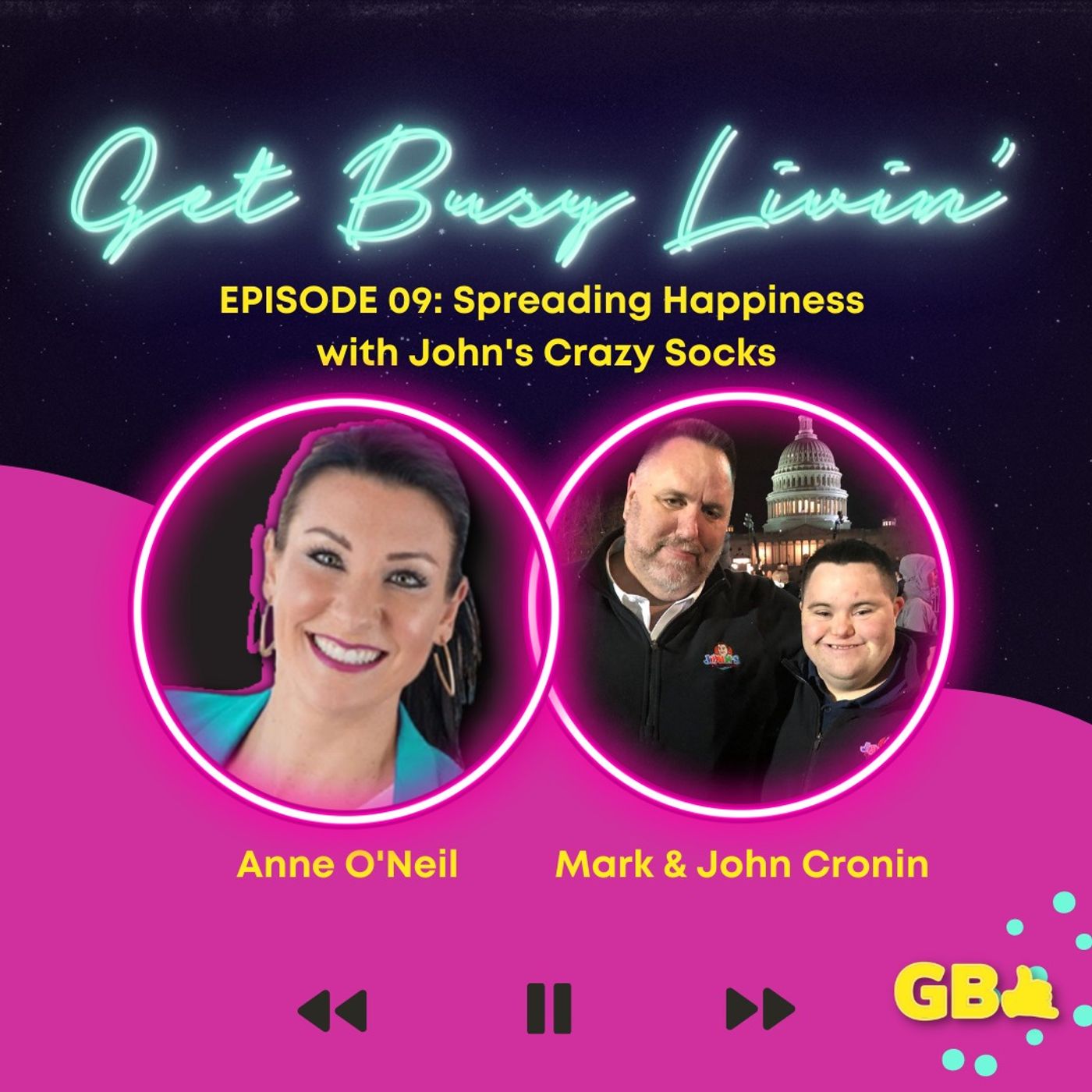 9. Spreading Happiness with John's Crazy Socks