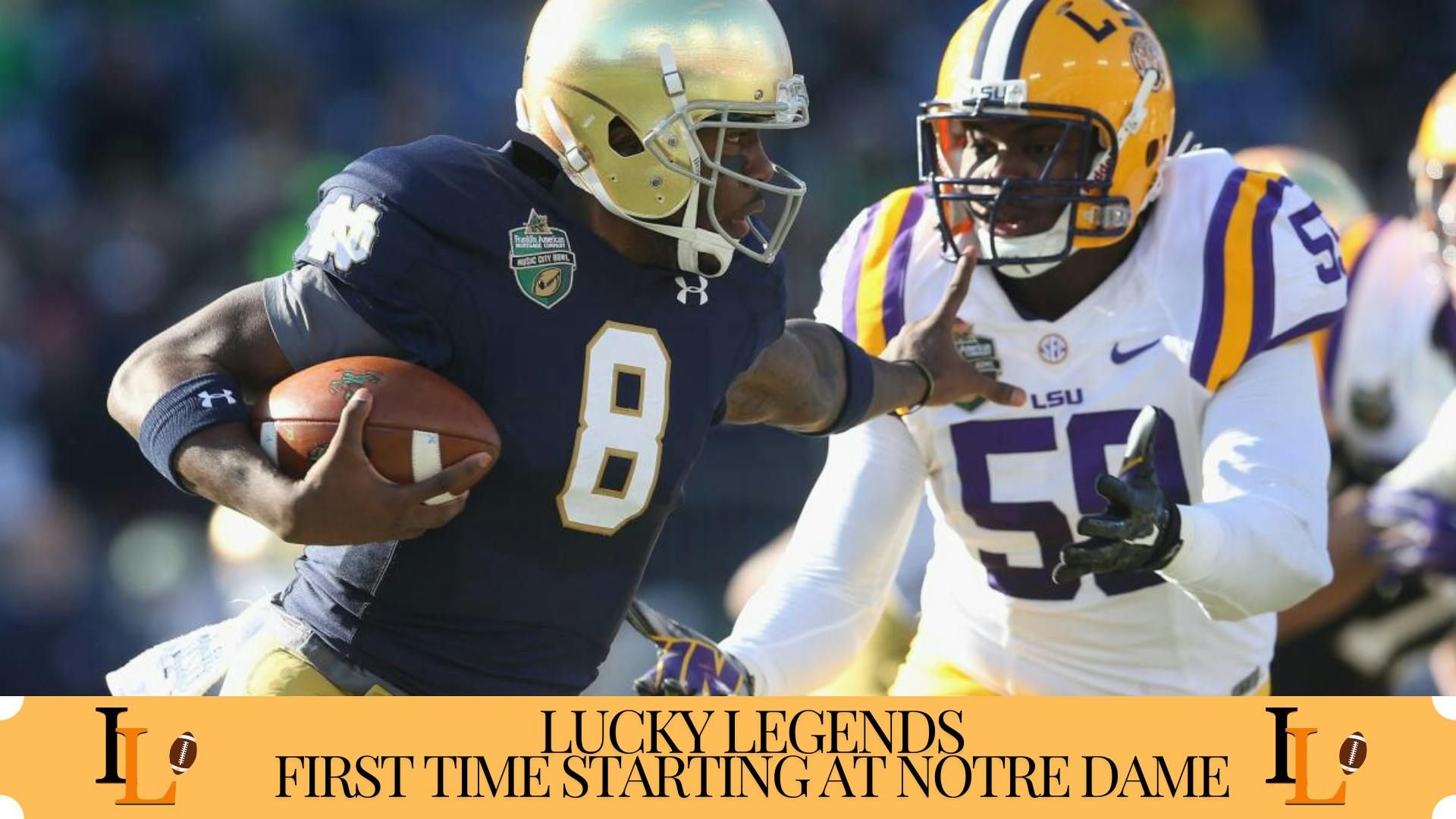 Lucky Legends: Stories About First Time Starting At Notre Dame And Most Memorable Season Opener episode artwork