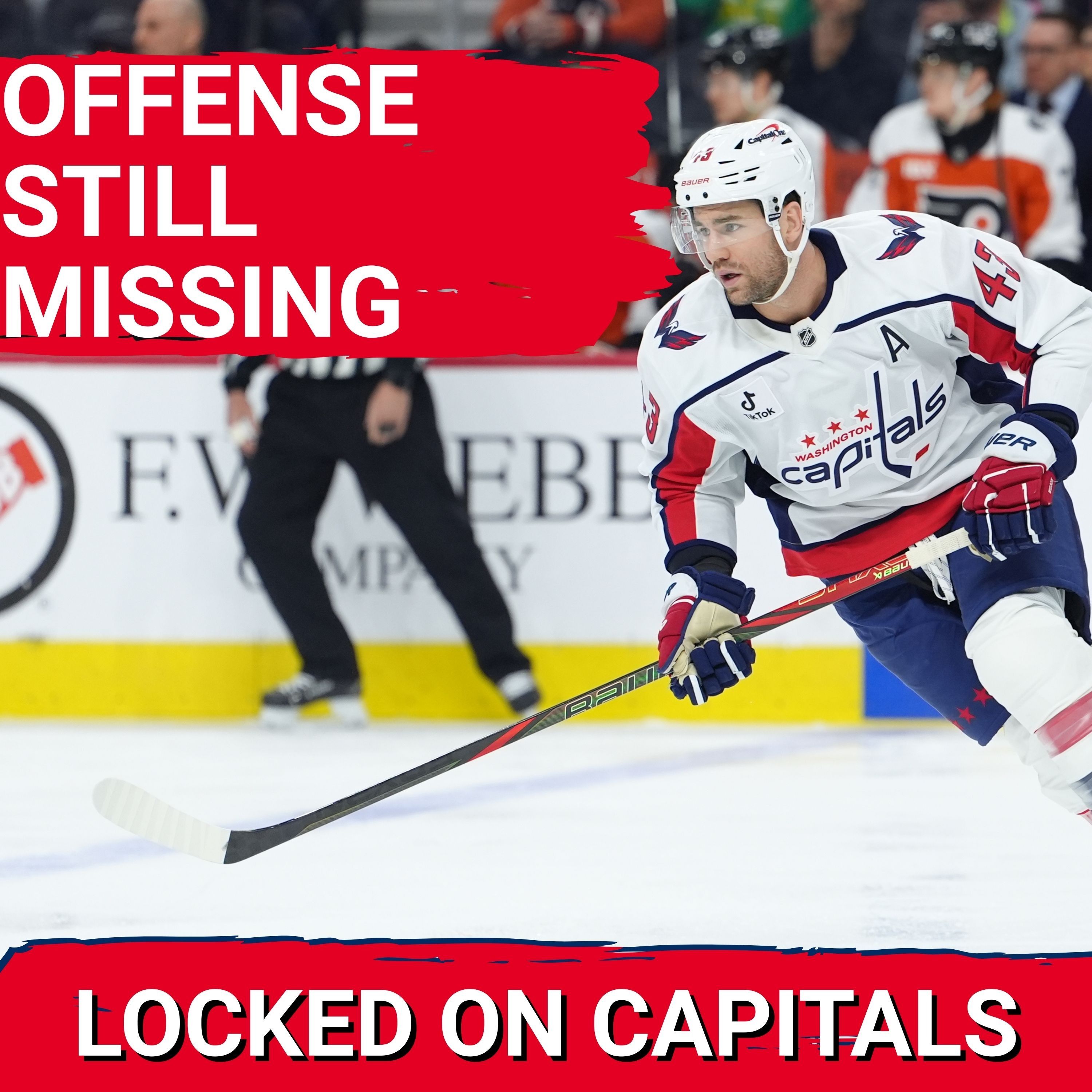 Capitals Scoring Crisis Continues After 4–1 Loss to Flyers | Ryan Leonard Shines but Washington’s Offense Disappears