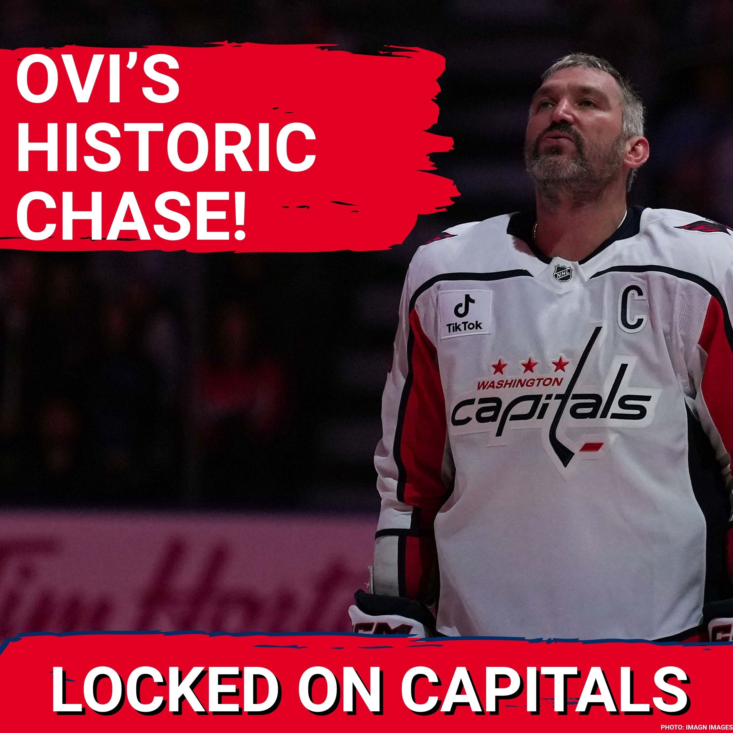 RECORD BREAKER: Alex Ovechkin TARGETS Gretzky’s Goal Mark—Capitals’ Playoff PUSH Begins episode artwork