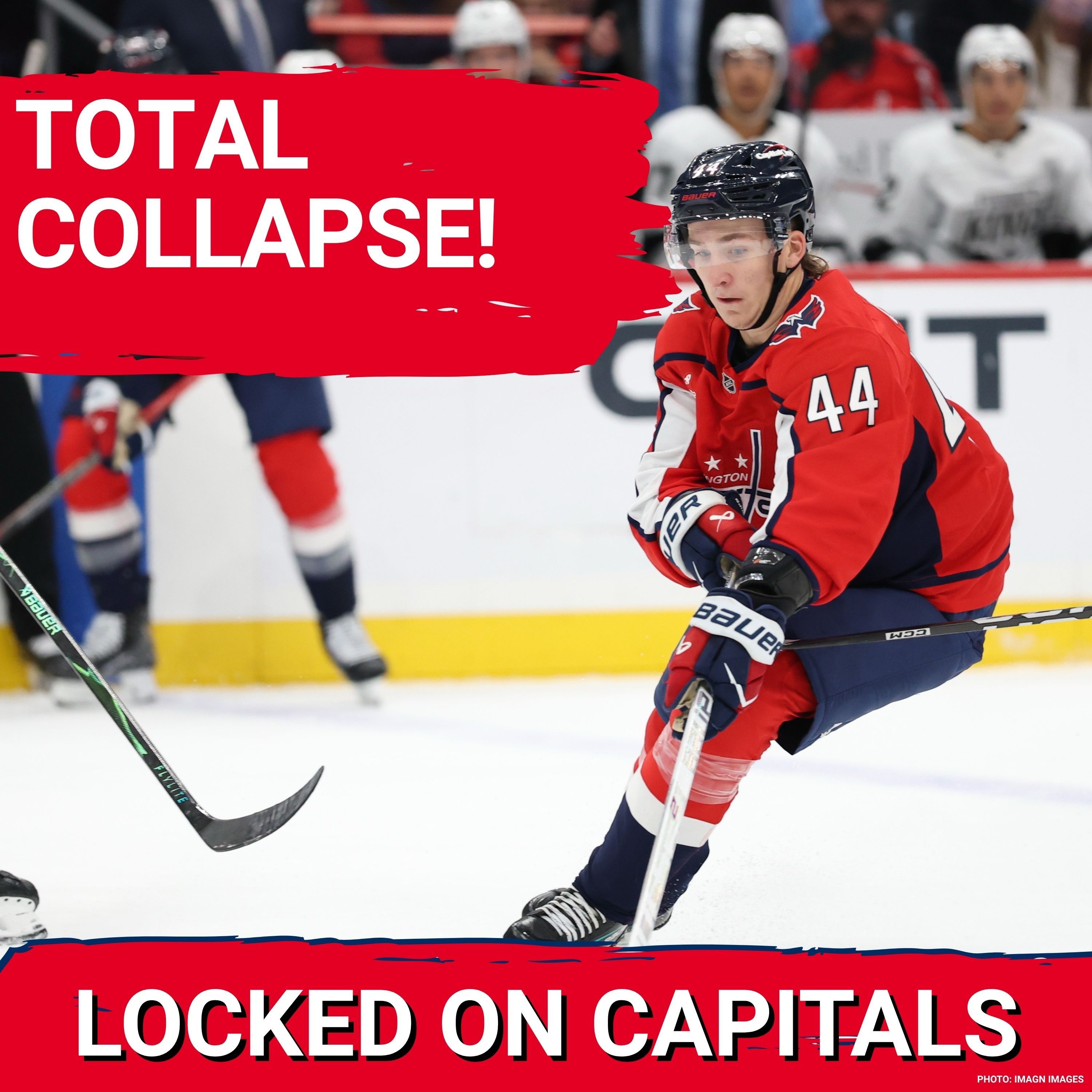MELTDOWN: Capitals' Ryan Leonard and Cole Hutson SHINE Early—Team SURRENDERS Game to Winless Kings