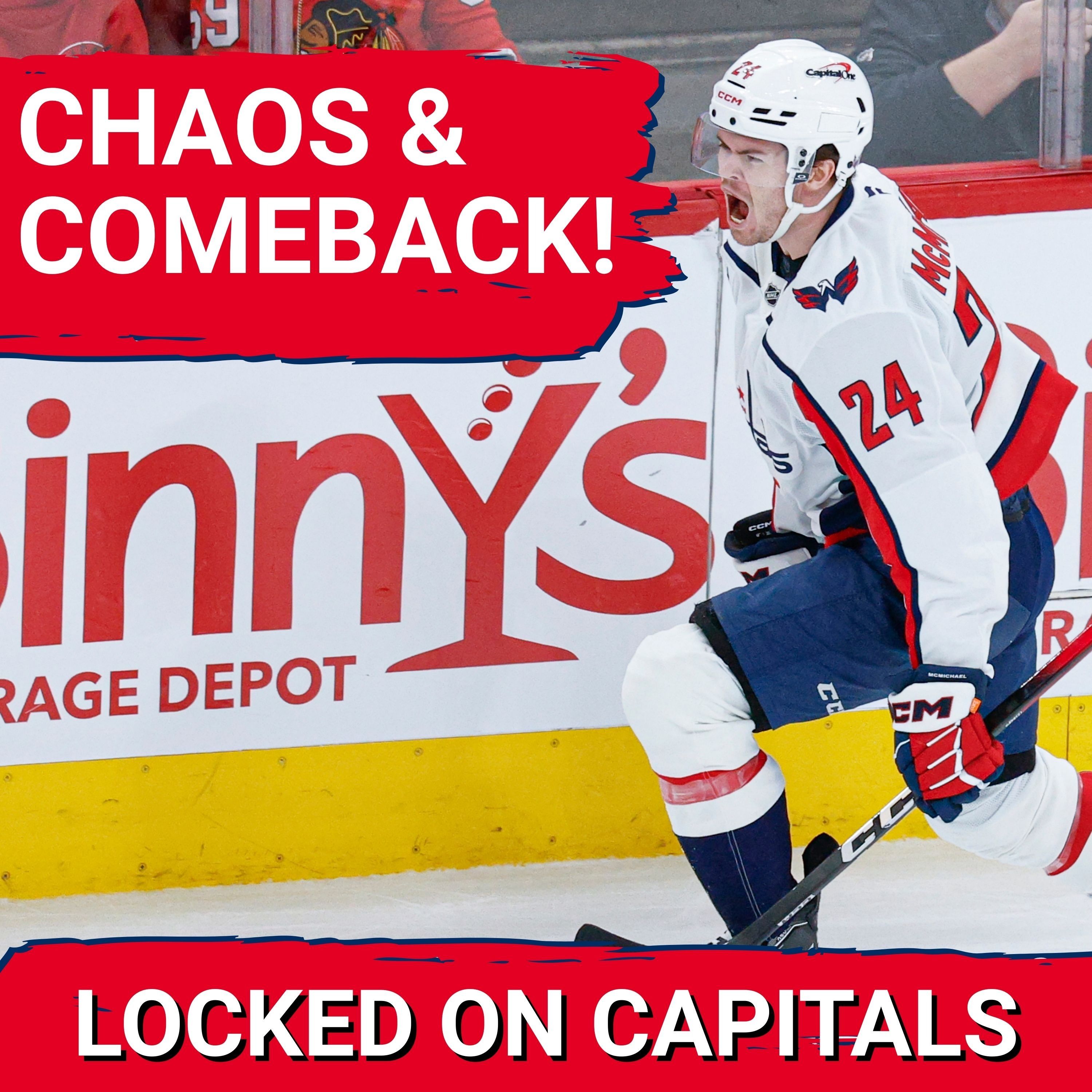 NOT TONIGHT: Washington Capitals’ Connor McMichael DELIVERS in Epic Victory, Comeback STUNS Flames