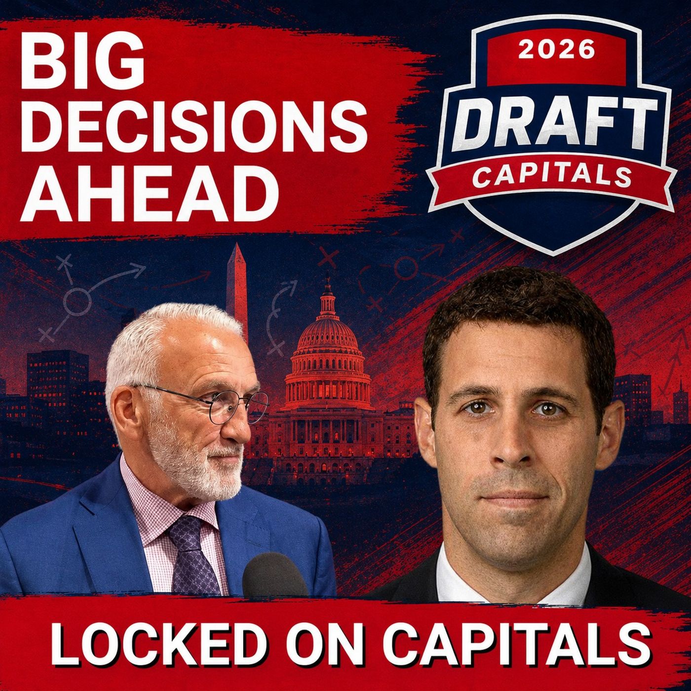 BLOCKBUSTER POTENTIAL: Capitals Hold Two First-Round Picks, Will They TRADE or BUILD for NHL Success? episode artwork
