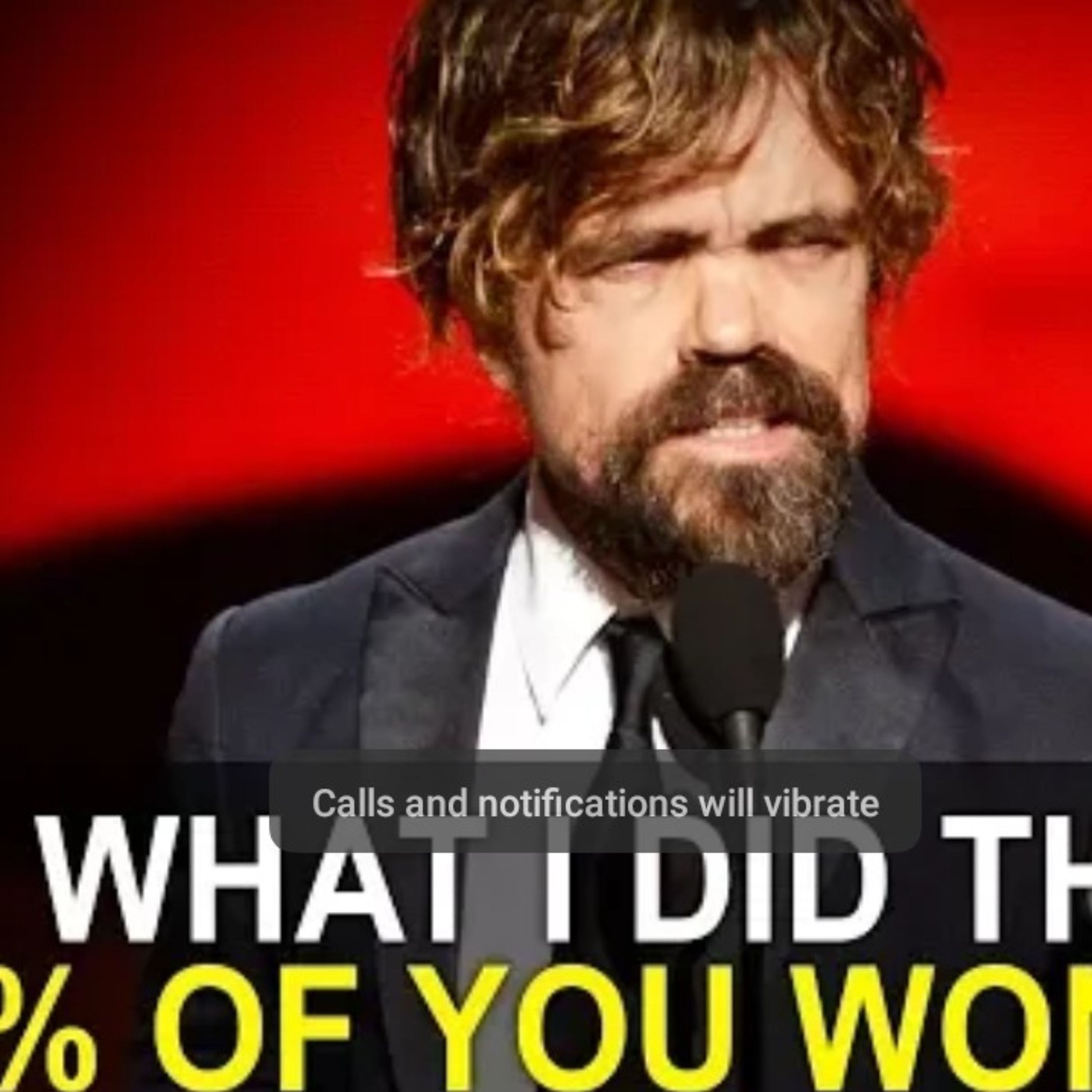 Peter Dinklage| This is only 1%succeed and 99% don't | Motivational Speech features Peter Dinklage
