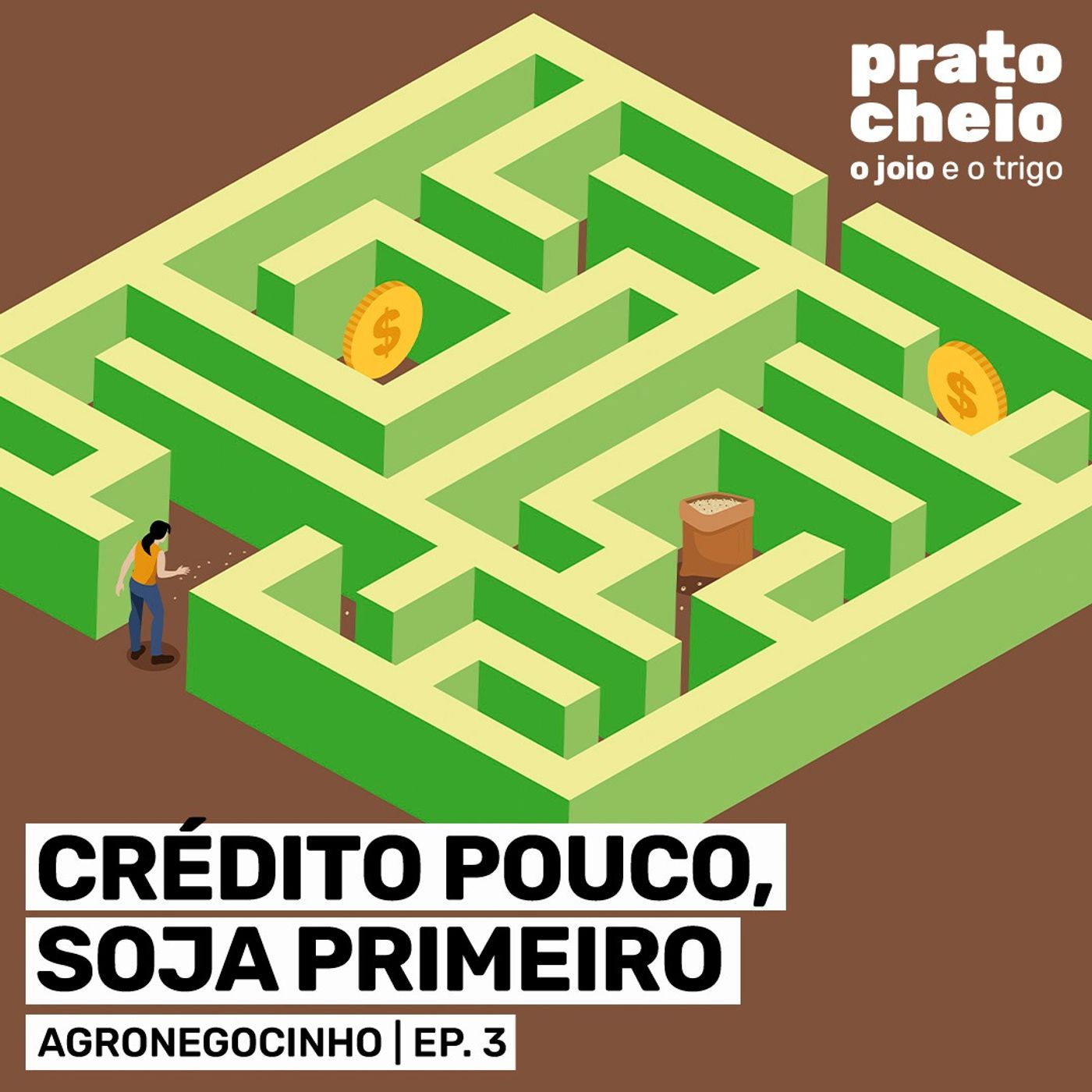 Crédito pouco, soja primeiro