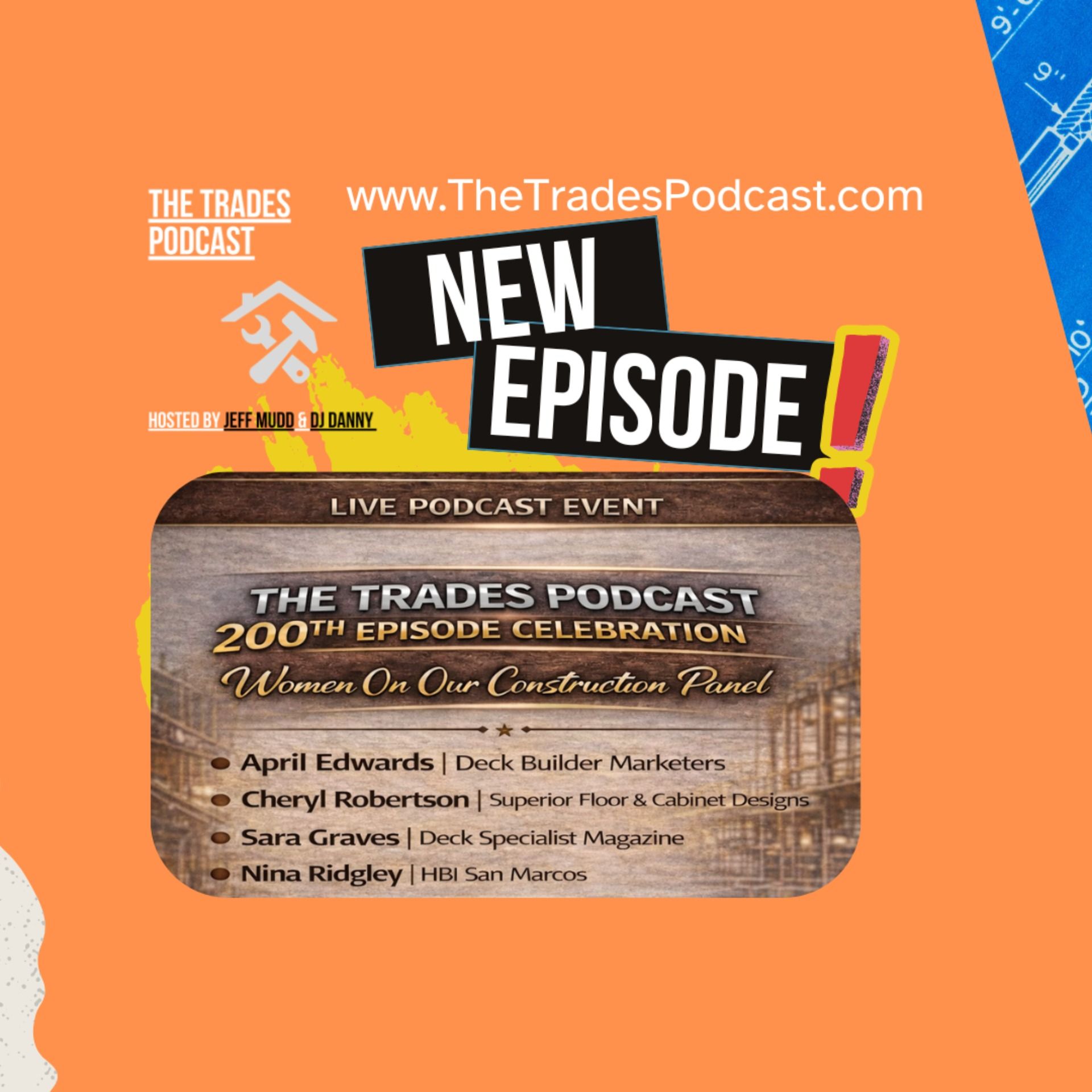 Ep 200 Women in Construction - TheTradesPodcast.com episode artwork