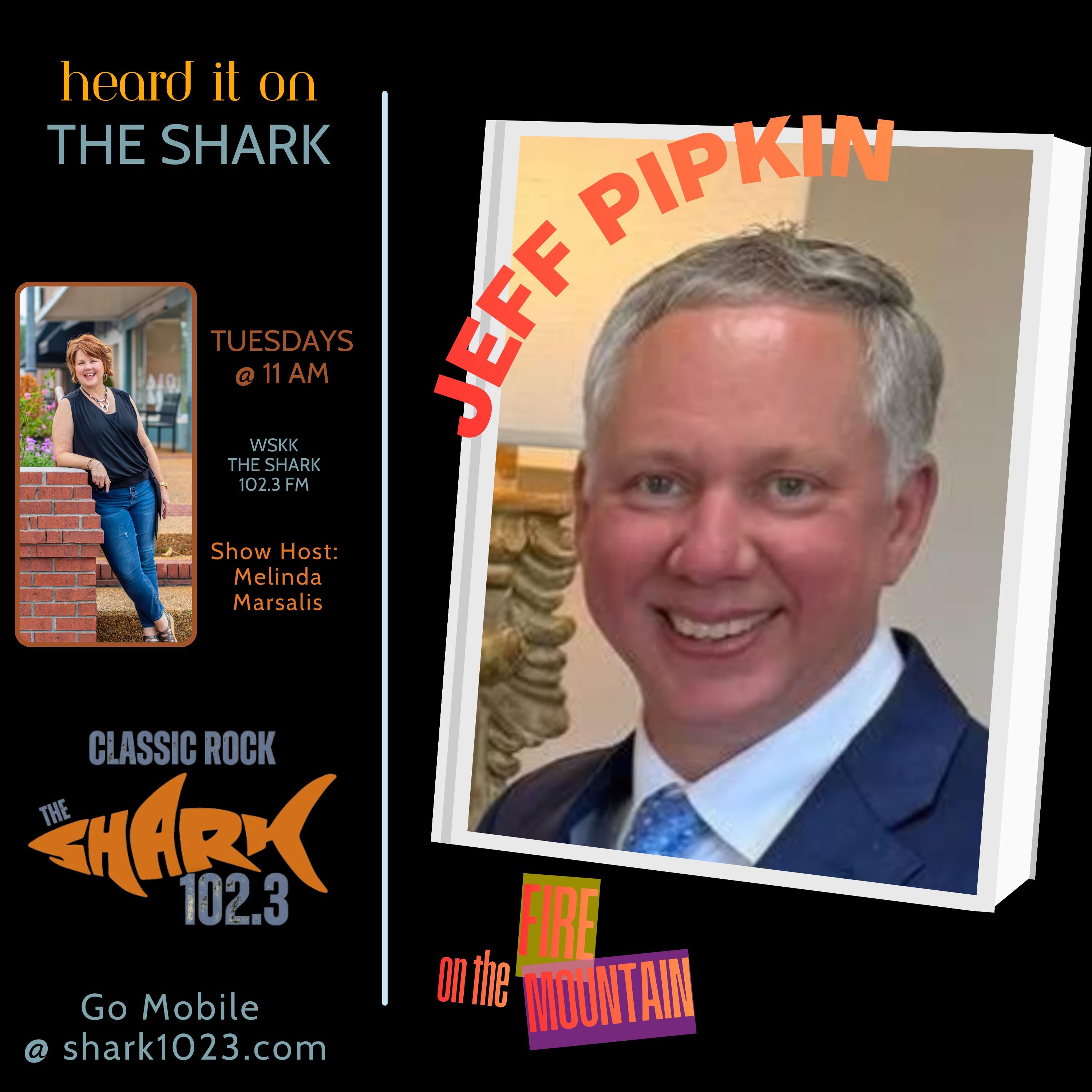Heard It On The Shark - Jeff Pipkin: Fire on the Mountain episode artwork
