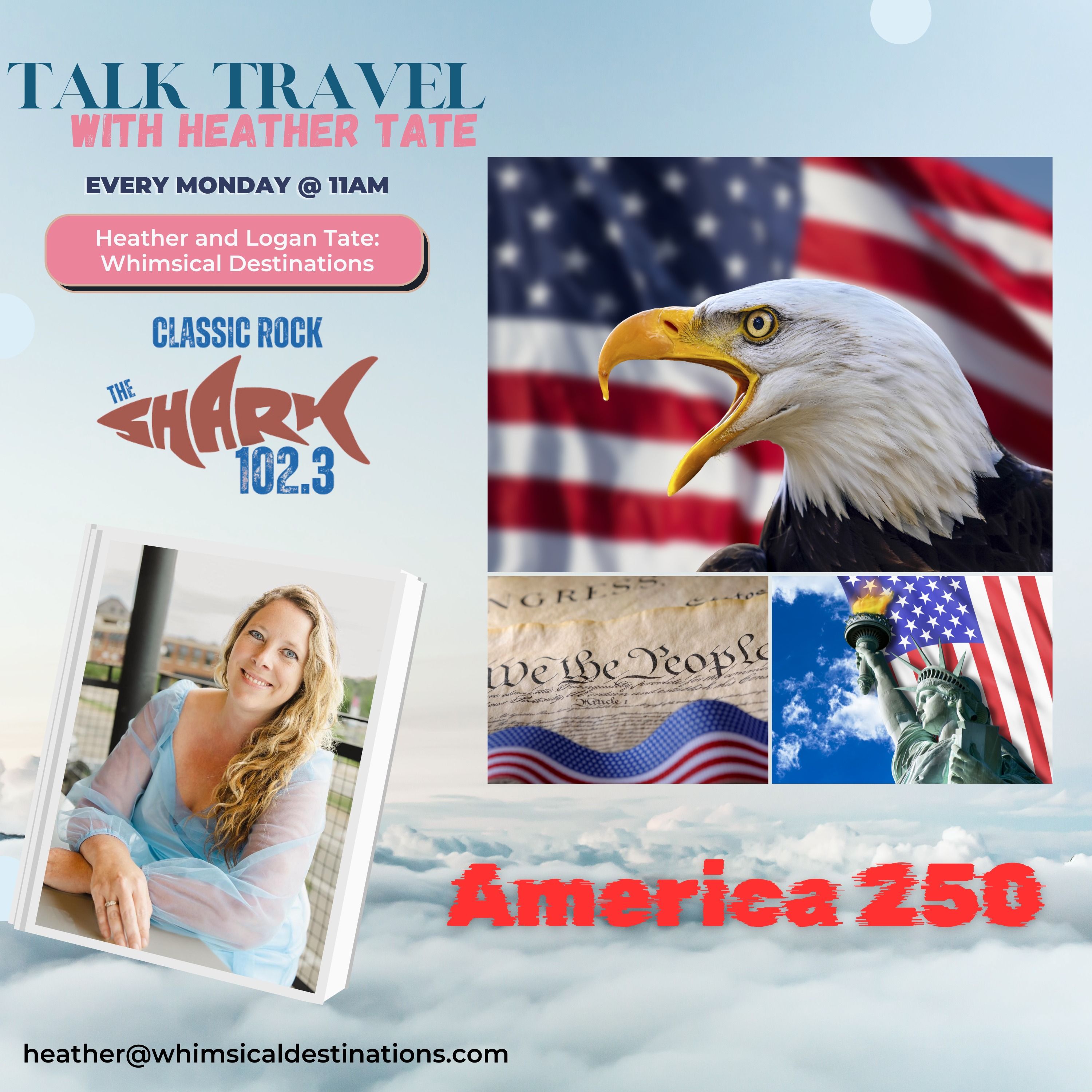 Talk Travel with Heather Tate - America 250 episode artwork