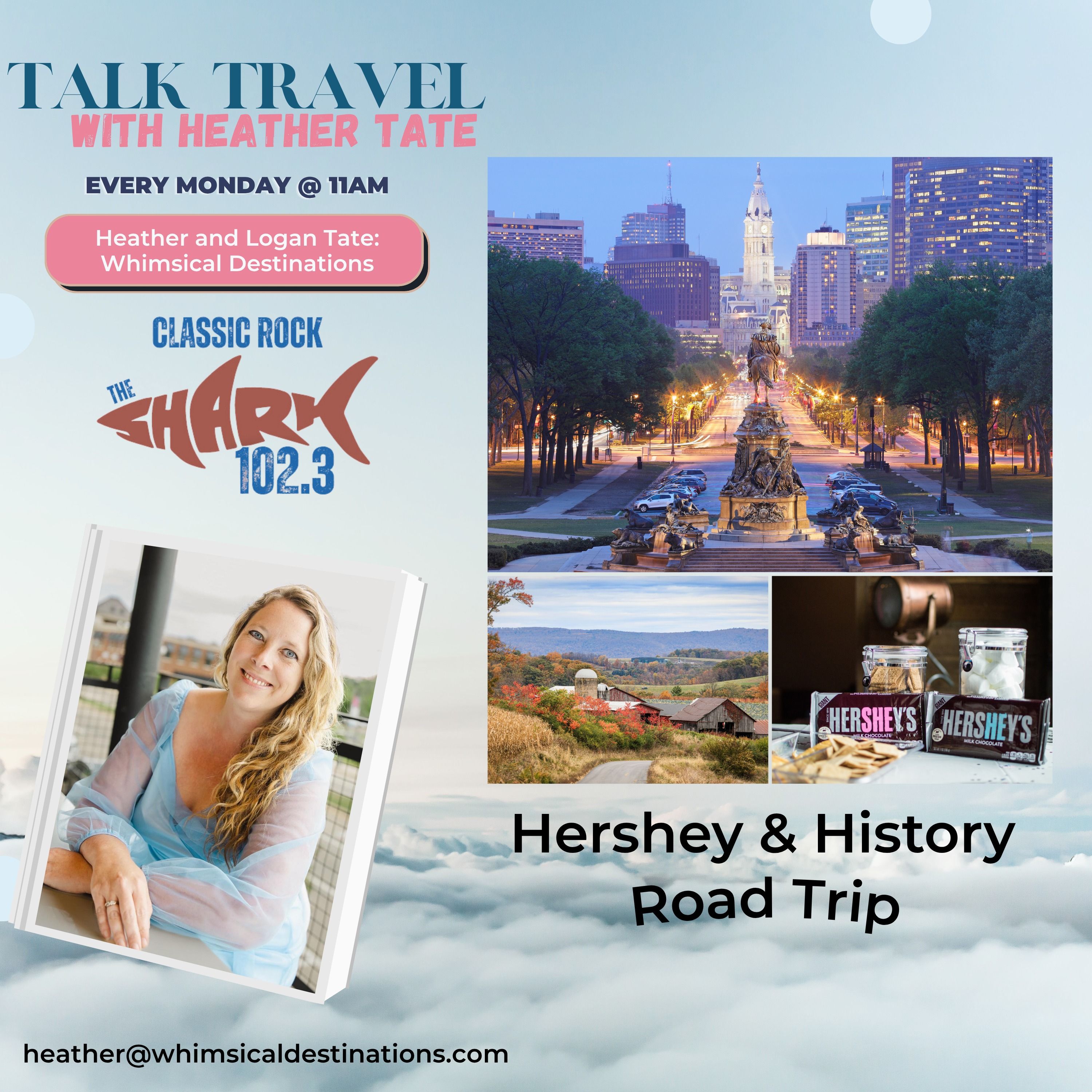 Talk Travel with Heather Tate - Hershey and History Road Trip episode artwork