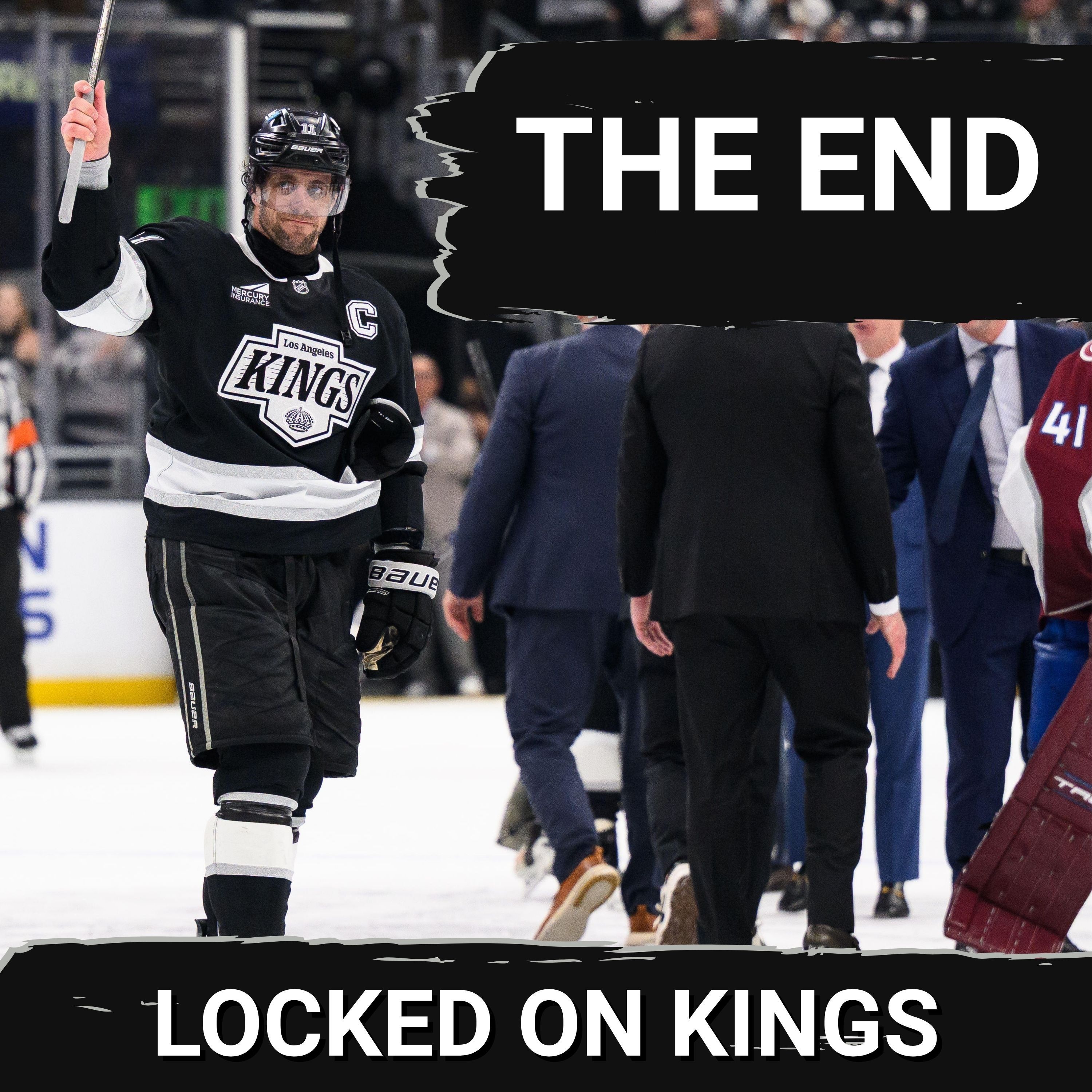 THE LA Kings SWEPT, Anze Kopitar's AMAZING career ENDS as Playoff FRUSTRATION Continues