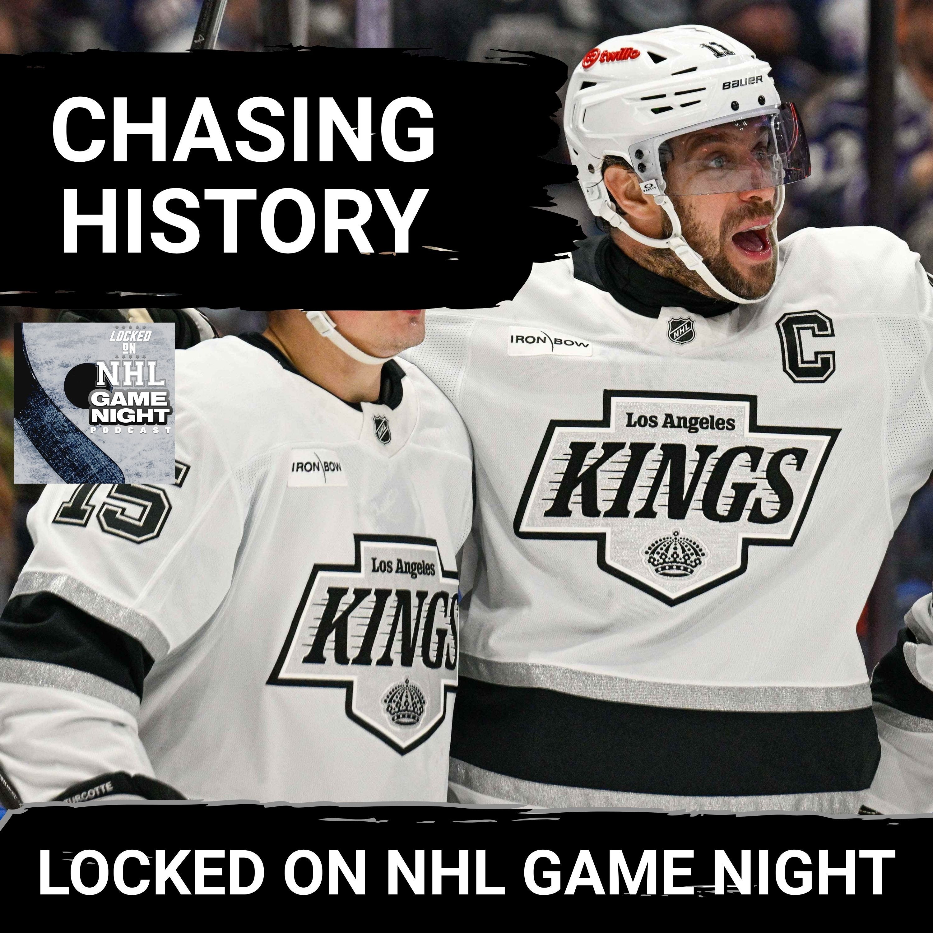 GAME NIGHT: Kings OUTLAST Isles, Kopitar CHASES history, Blues RALLY vs the Oilers, playoff picture