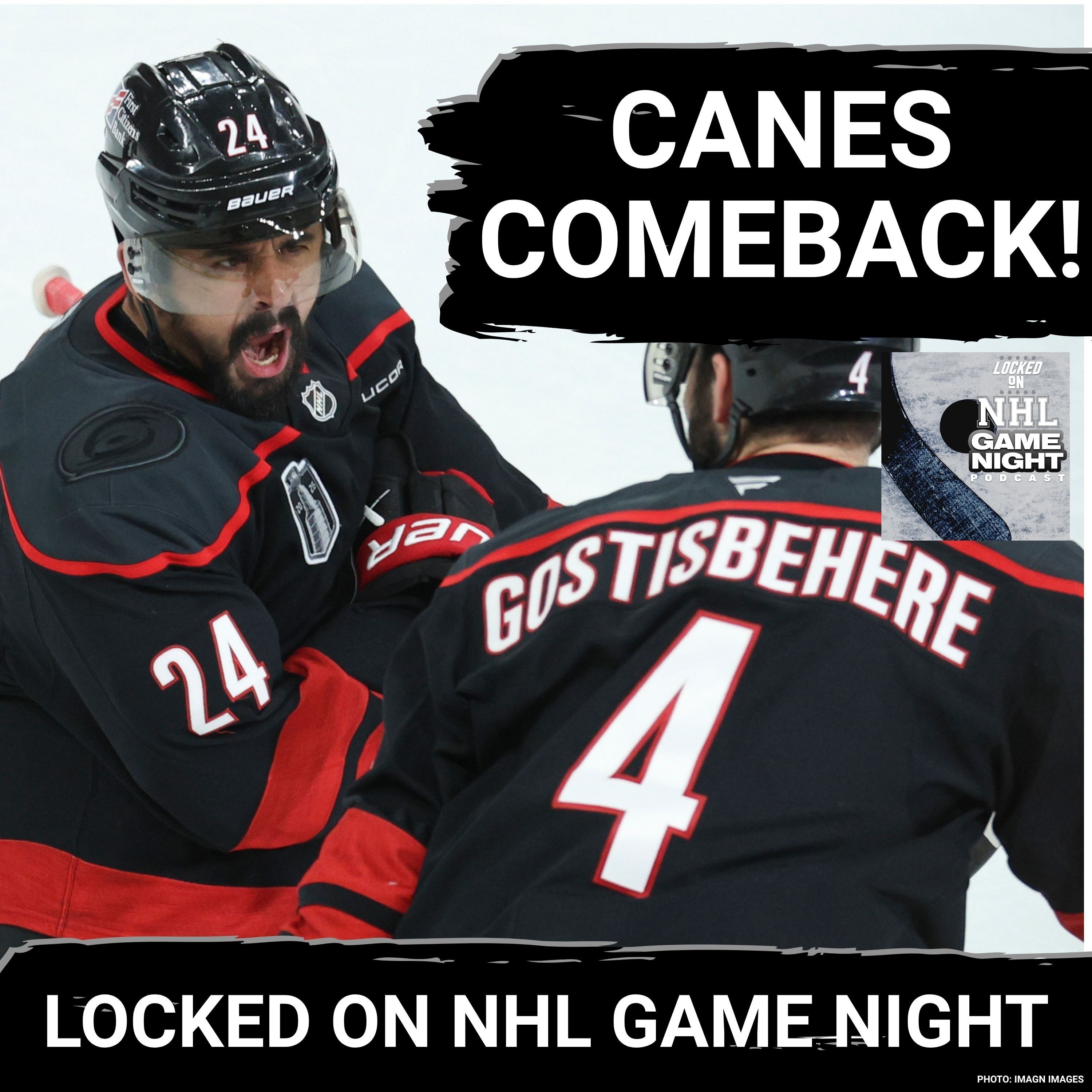 GAME NIGHT: Canes RALLY with 2 power play goals to STUN the Golden Knights, even the Finals at 1-1 episode artwork