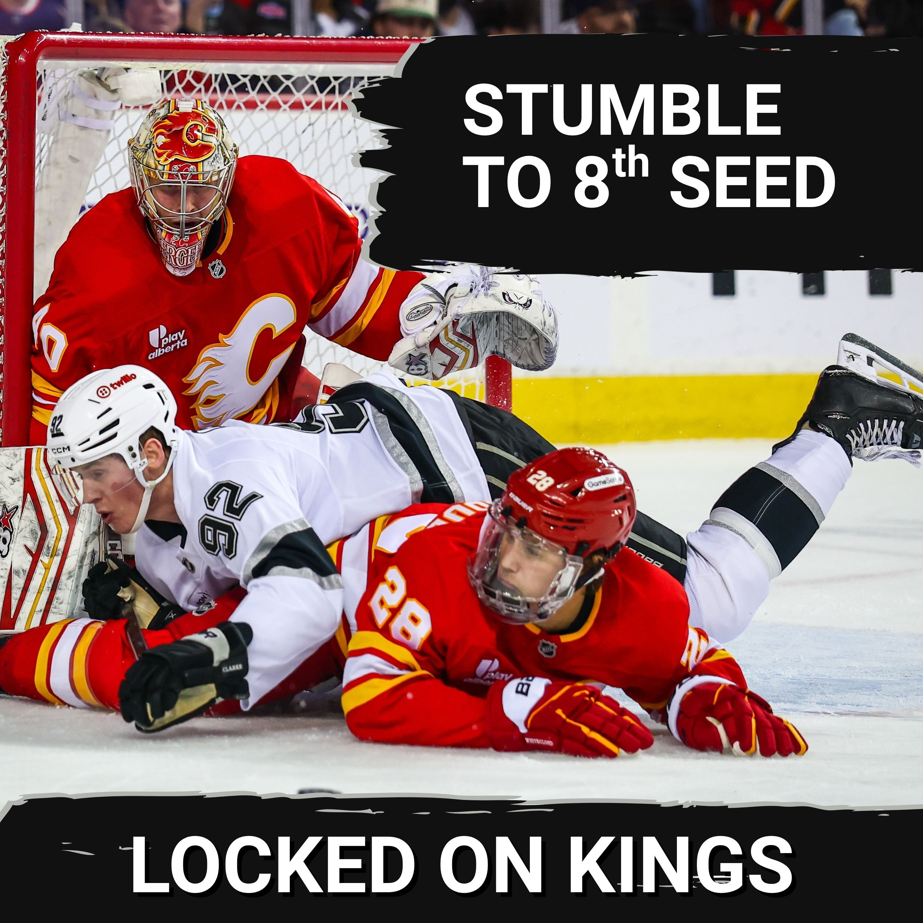 LA Kings' Playoff Path FINALIZED, loss to Flames disappointing but meaningless. Kings vs Avs SET