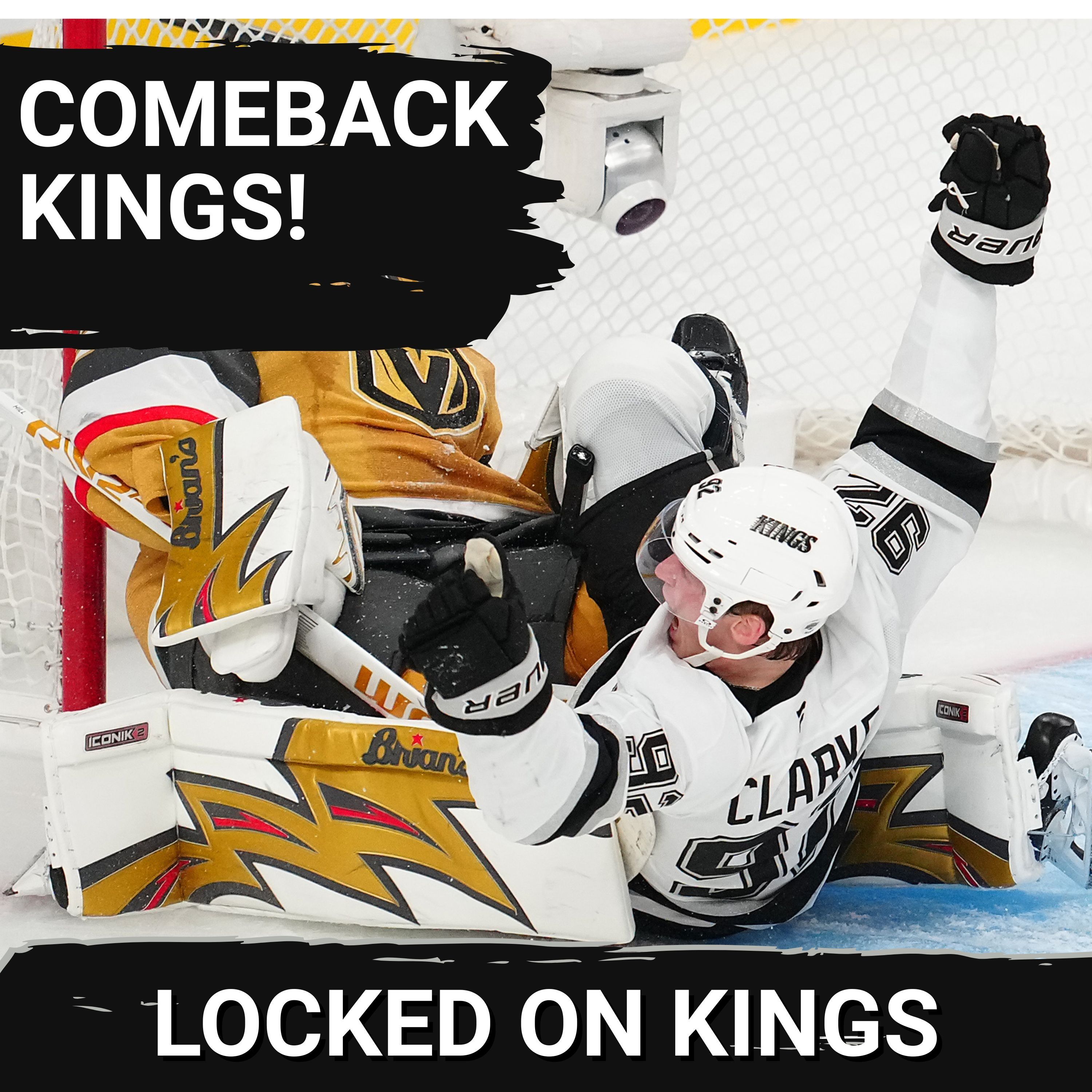 The LA Kings show heart in a BIG comeback win in Vegas