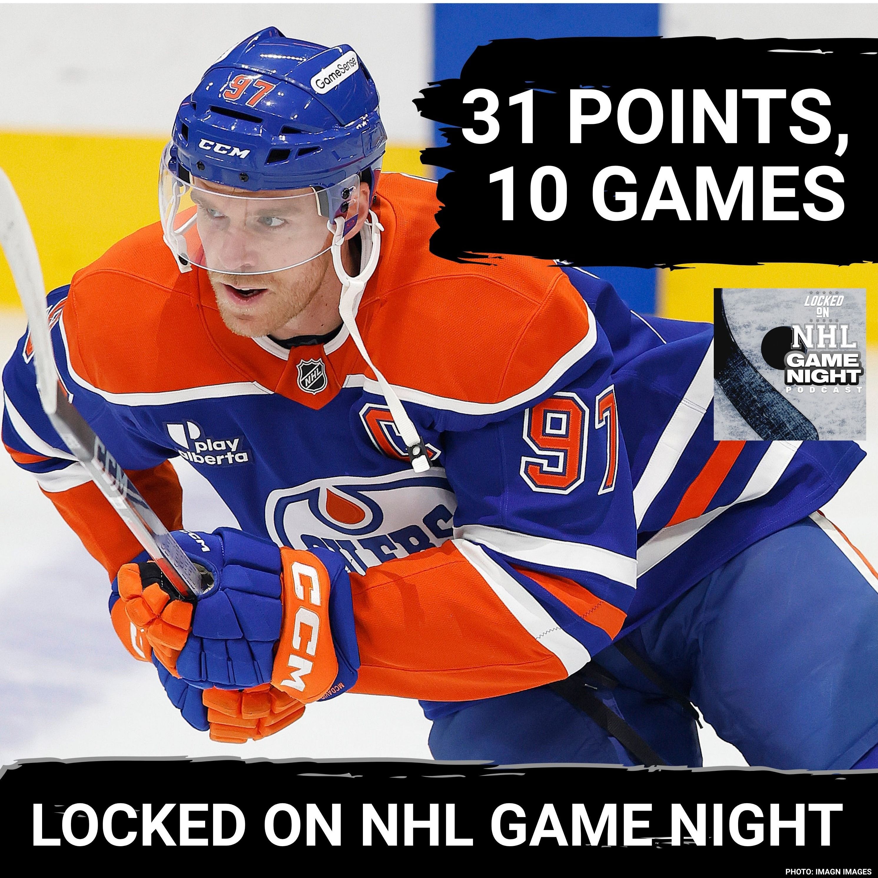 GAME NIGHT: McDavid IGNITES Oilers’ comeback vs defending champs, Leafs outlast Rangers, NHL recap episode artwork