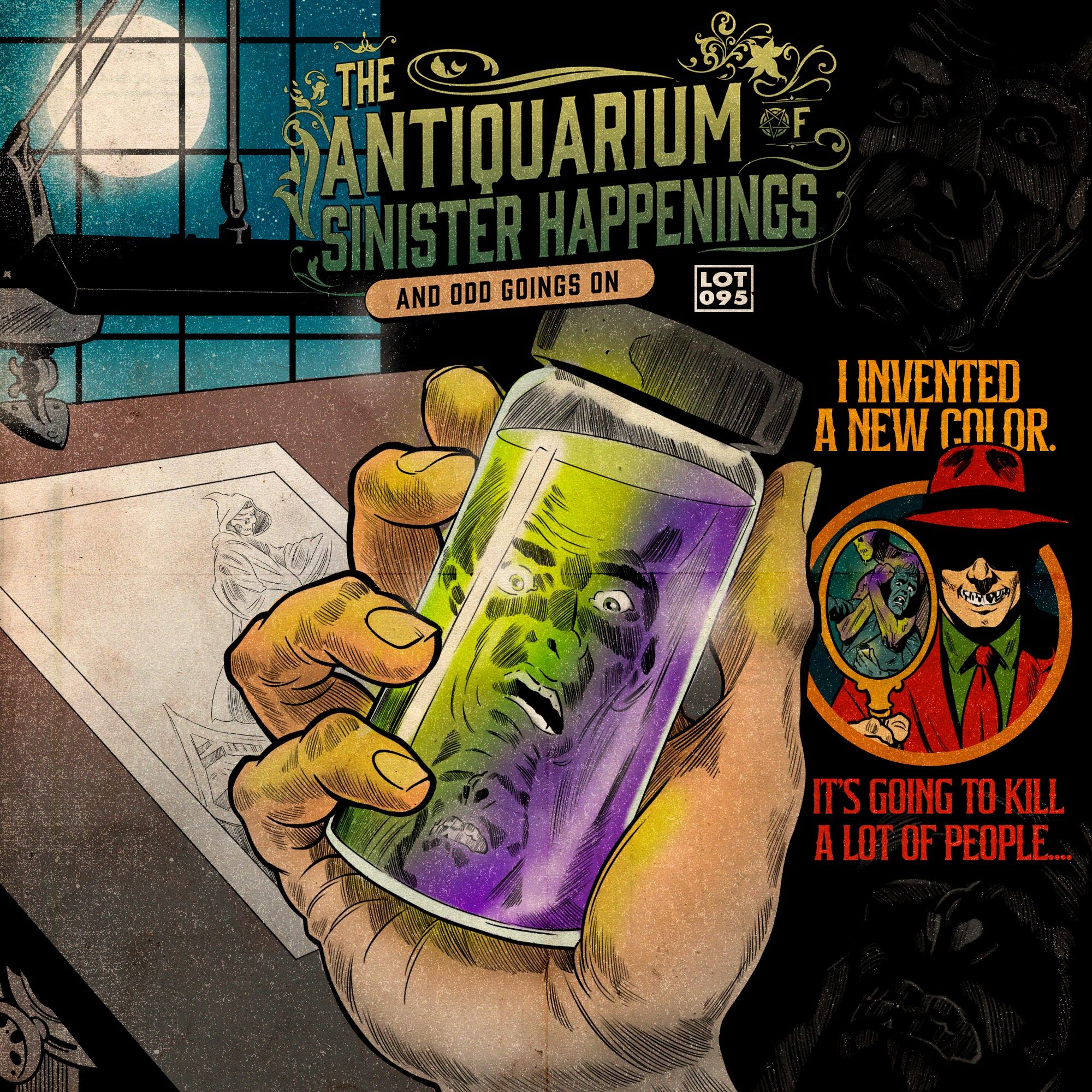 Episode art: Lot 095 : I Invented A New Color. It’s Going To Kill A Lot Of People…