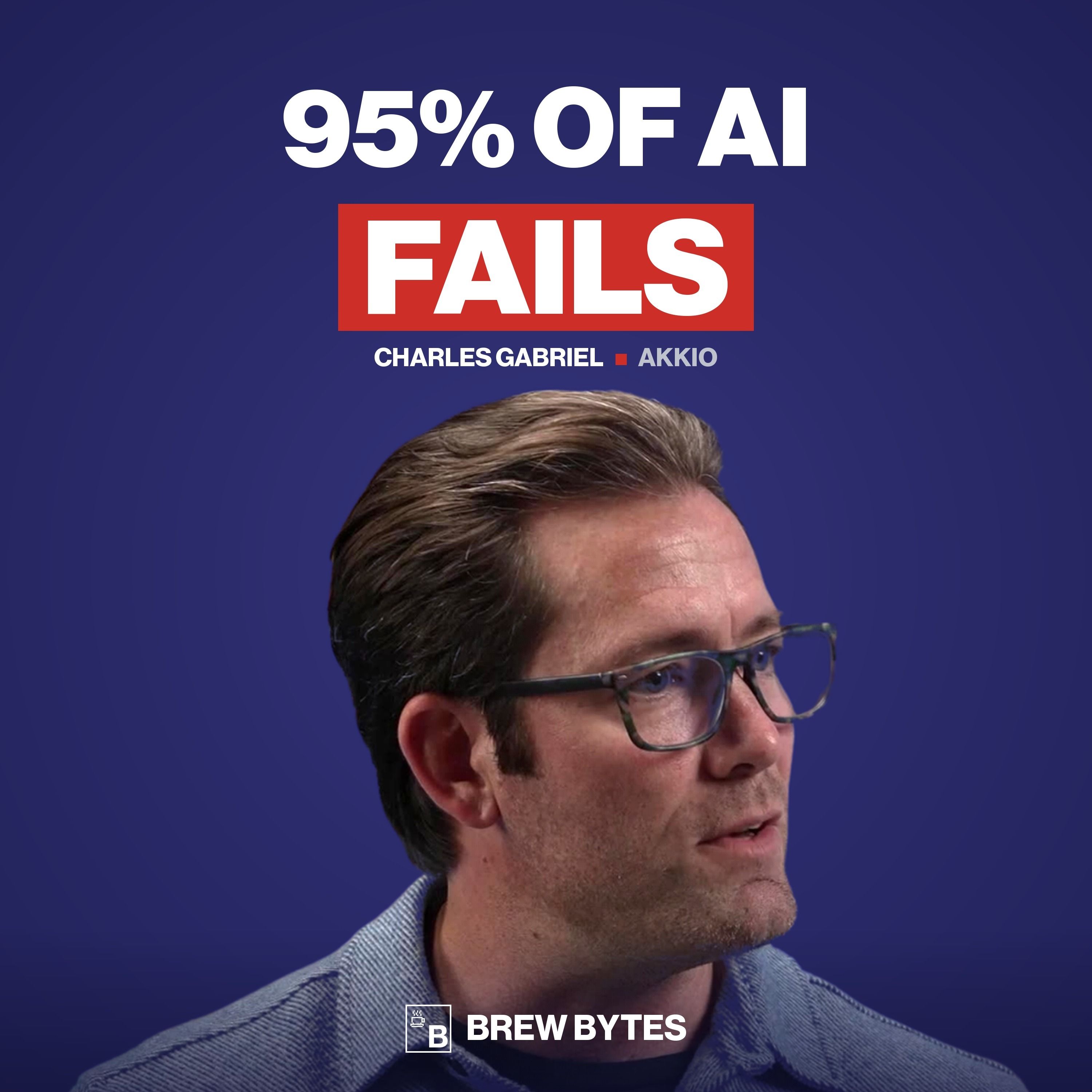 95% of enterprise AI projects fail. Charles Gabriel knows why.