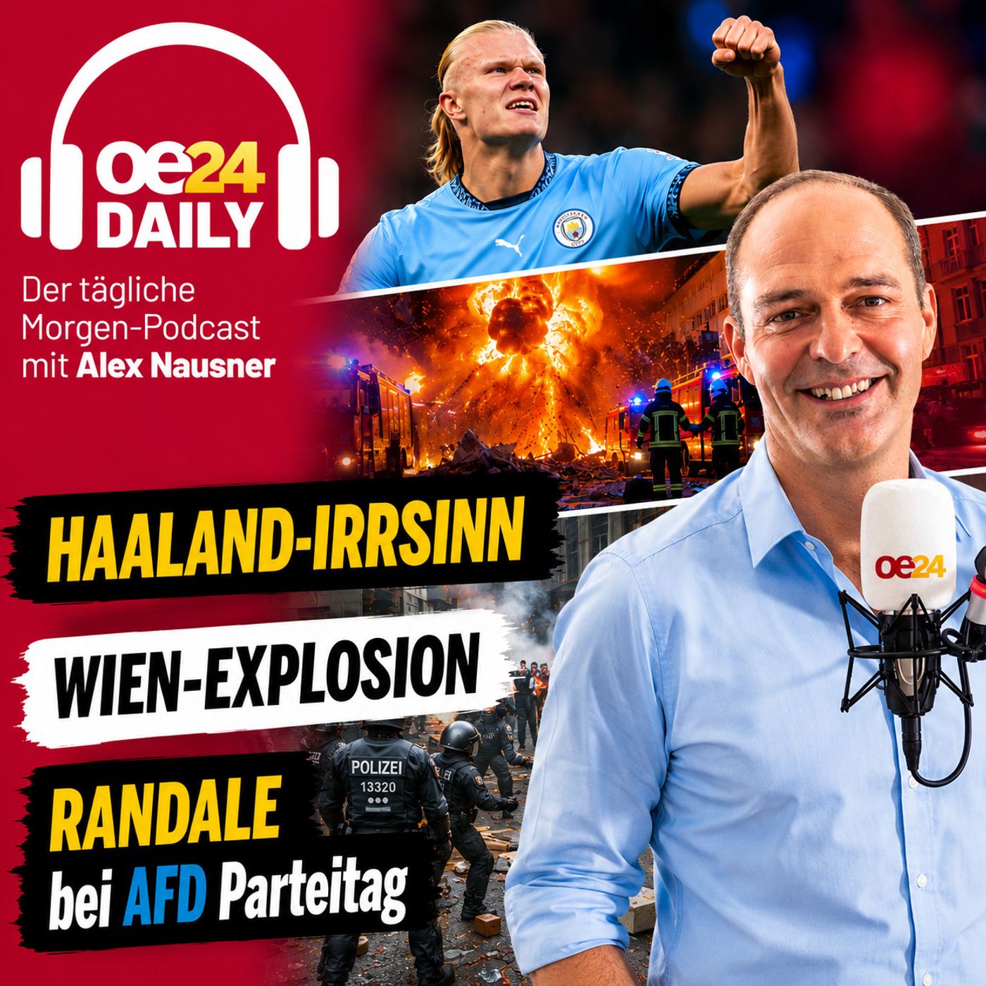 oe24 DAILY - 93-Jähriger sprengt eigenes Haus in Wien, der WM-Haaland-Wahnsinn & die 40-Grad-Klima-Debatte -MO 06.07.2026 episode artwork