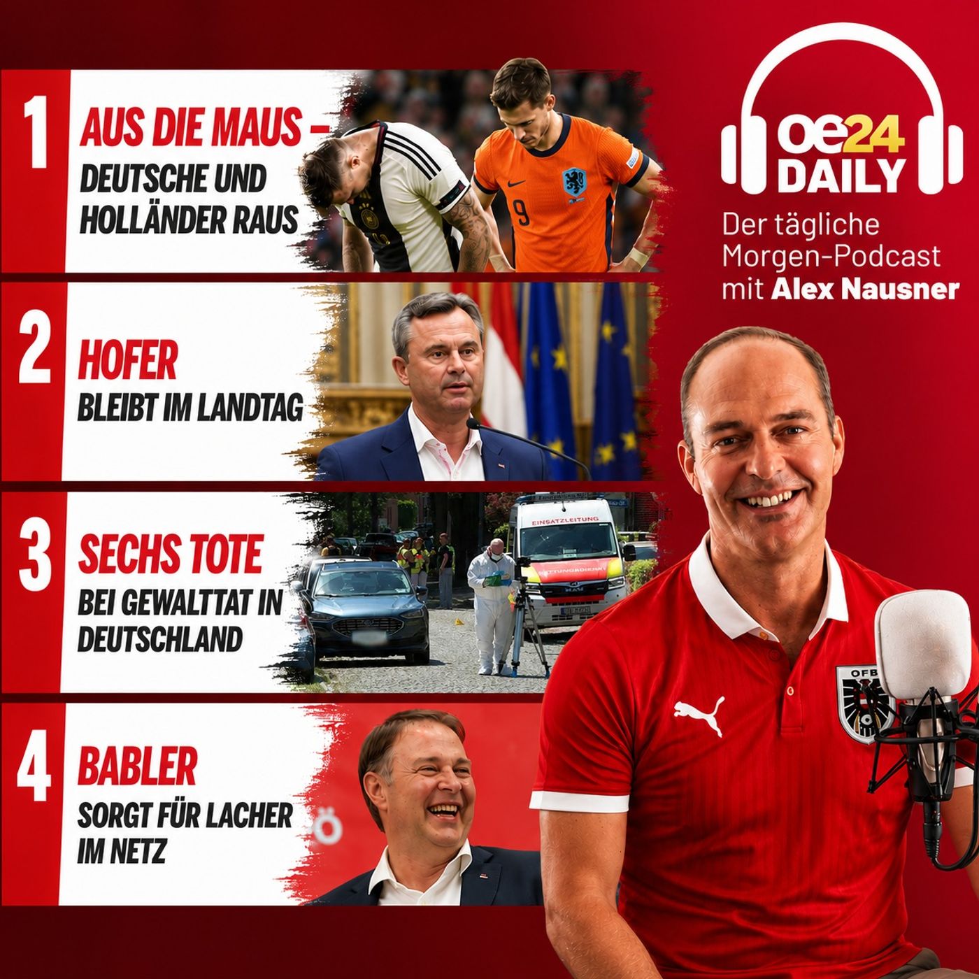 Aus die Maus: Deutsche & Holländer raus! Alko-Hofer & der Babler-Spott episode artwork