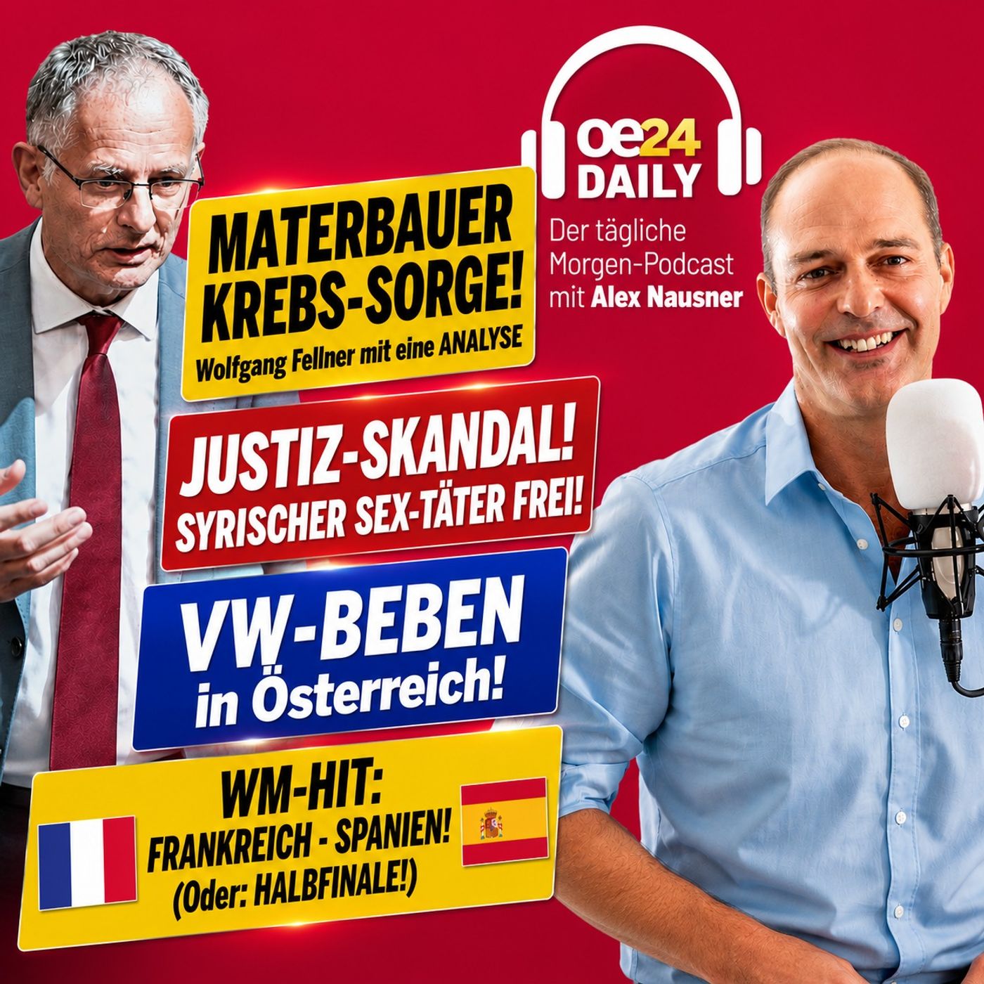 SORGE UM FINANZMINISTER! Wolfgang Fellners Analyse zur Materbauer-Erkrankung, der Syrien-Justizskandal & das VW-Beben! episode artwork