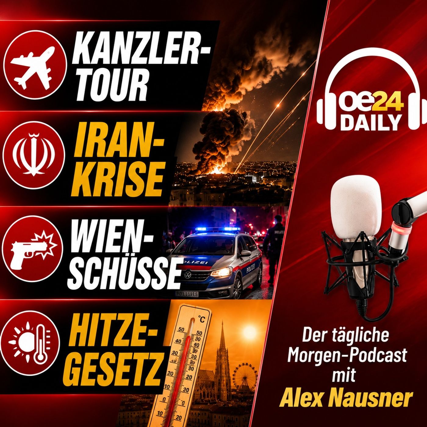 Kanzler Stocker im Interview, neue Iran-Krise & Bablers Hitzekampf - FREITAG 17.06.2026 episode artwork
