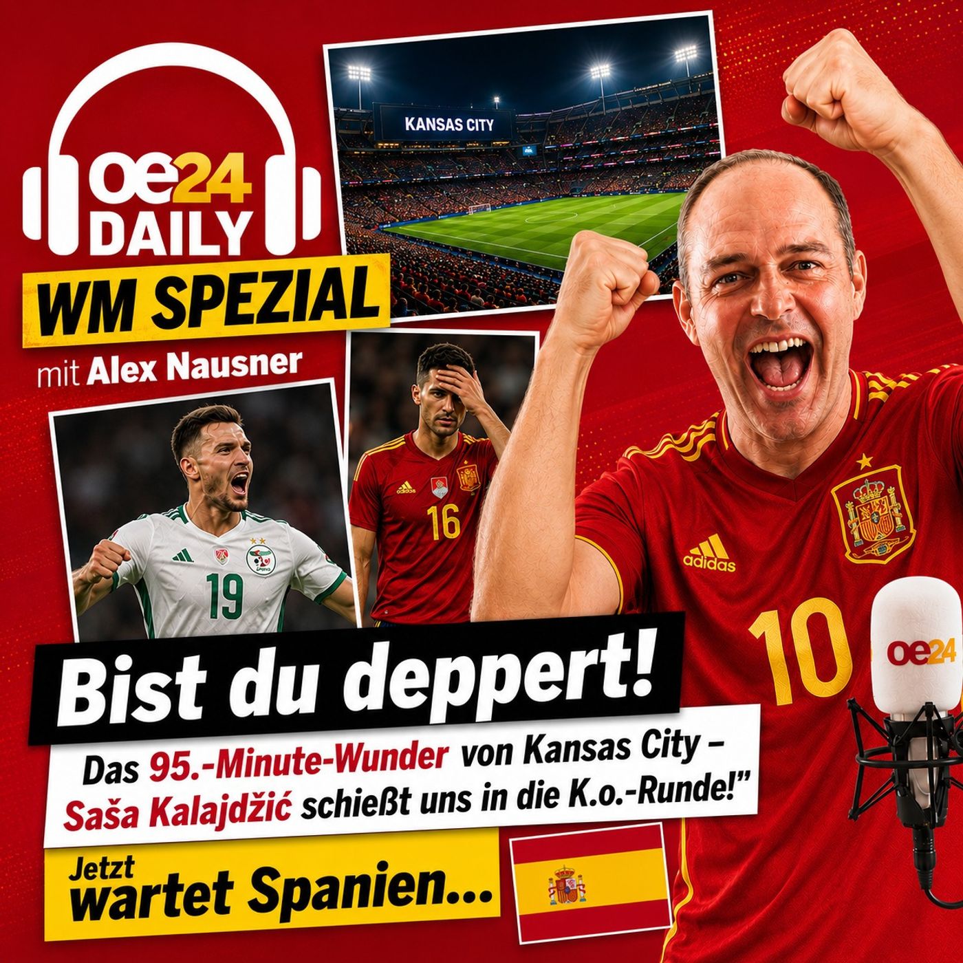oe24 DAILY WM Spezial: Bist du deppert! Das 95.-Minute-Wunder von Kansas City – Saša Kalajdžić schießt uns ins Sechzehntelfinale!