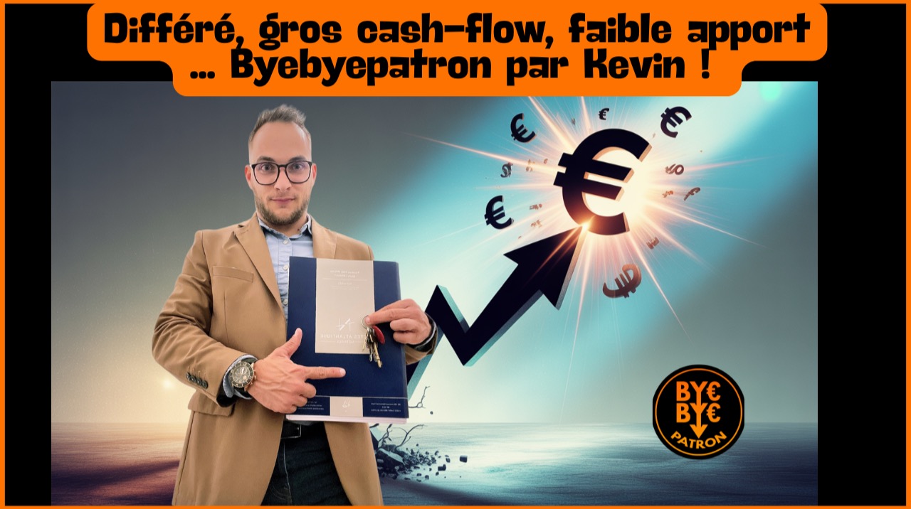 Différé, gros cash-flow, faible apport ... Byebyepatron par Kevin !