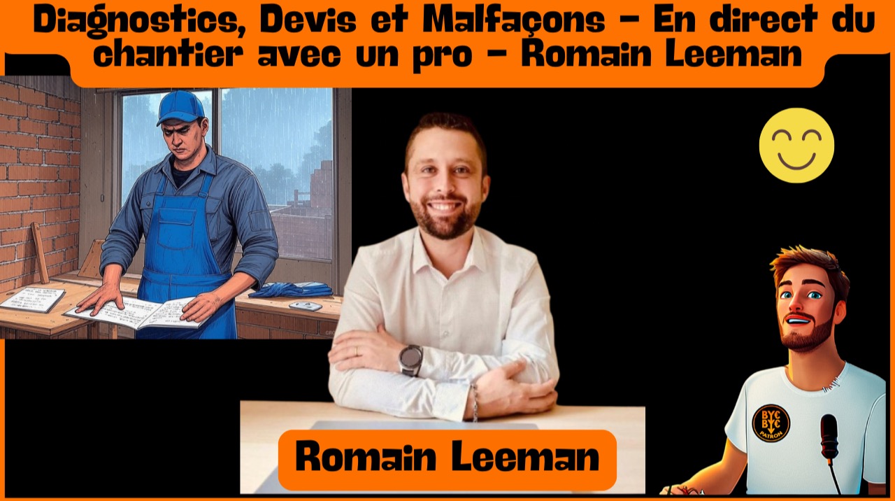 Diagnostics Devis et Malfaçons - En direct du chantier avec un pro - Romain Leeman