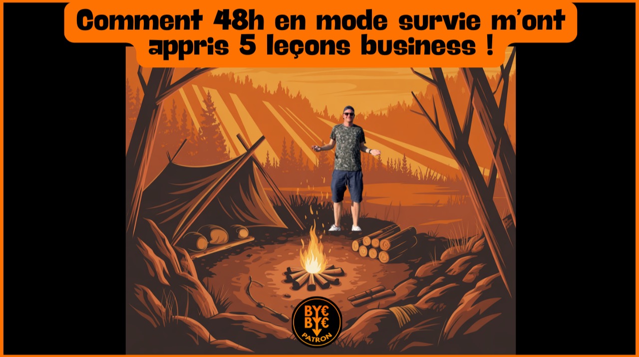 Comment 48h en mode survie m’ont appris 5 leçons business !