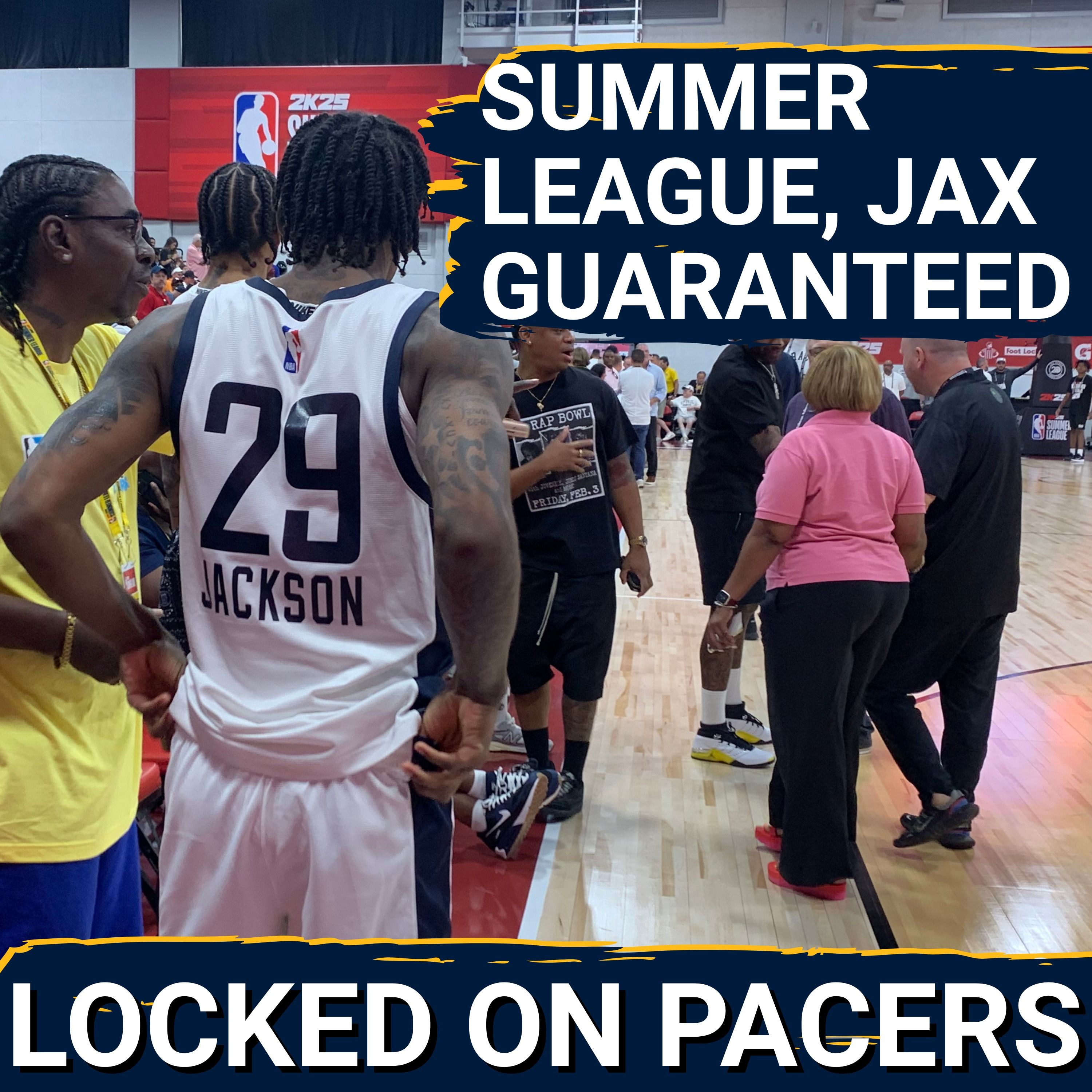 Why Indiana Pacers kept Quenton Jackson + let contract guarantee | Pacers-Wolves: Jalen Slawson wows episode artwork
