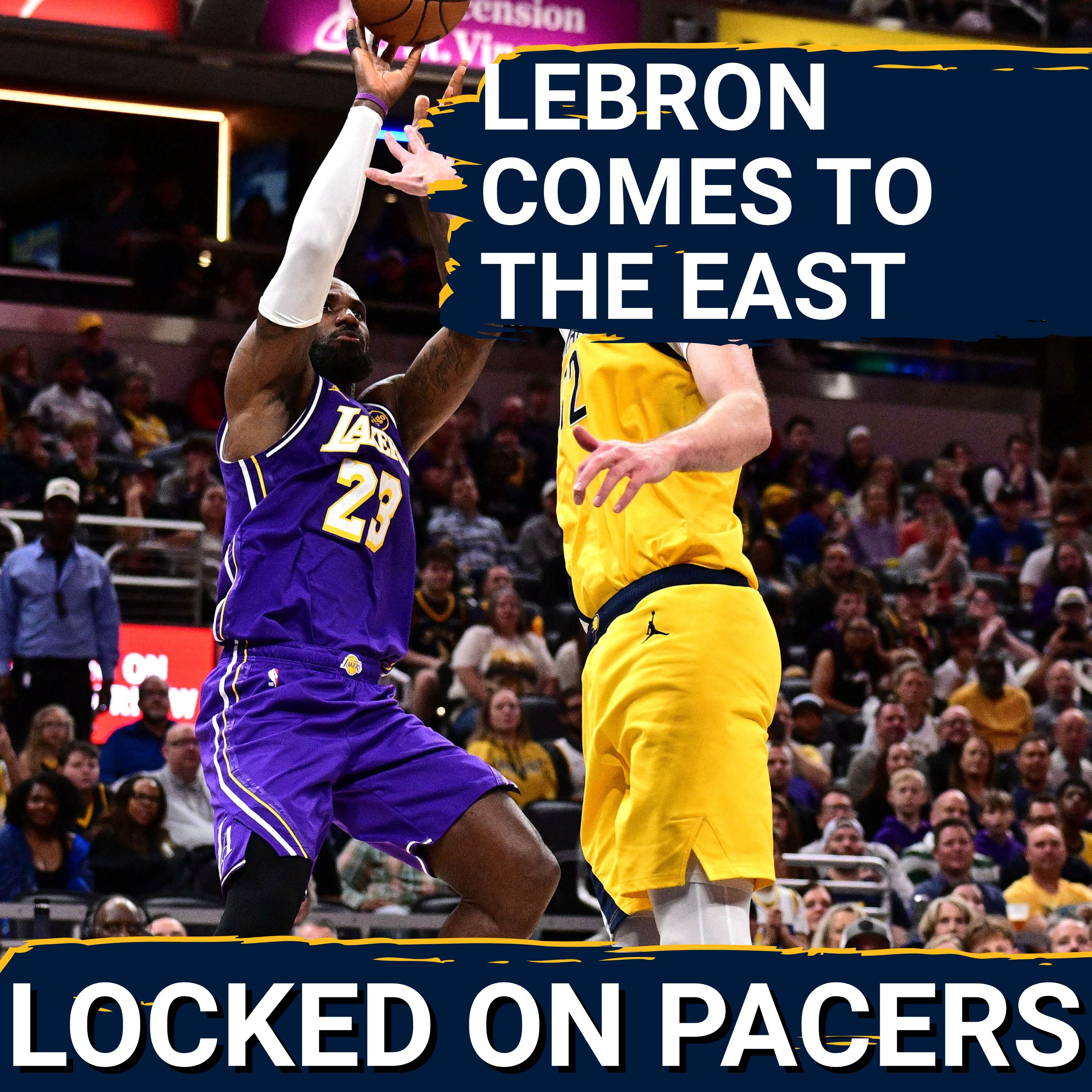 What LeBron James coming East means for the Indiana Pacers | Jay Huff with Team USA, Mathurin, Jones episode artwork
