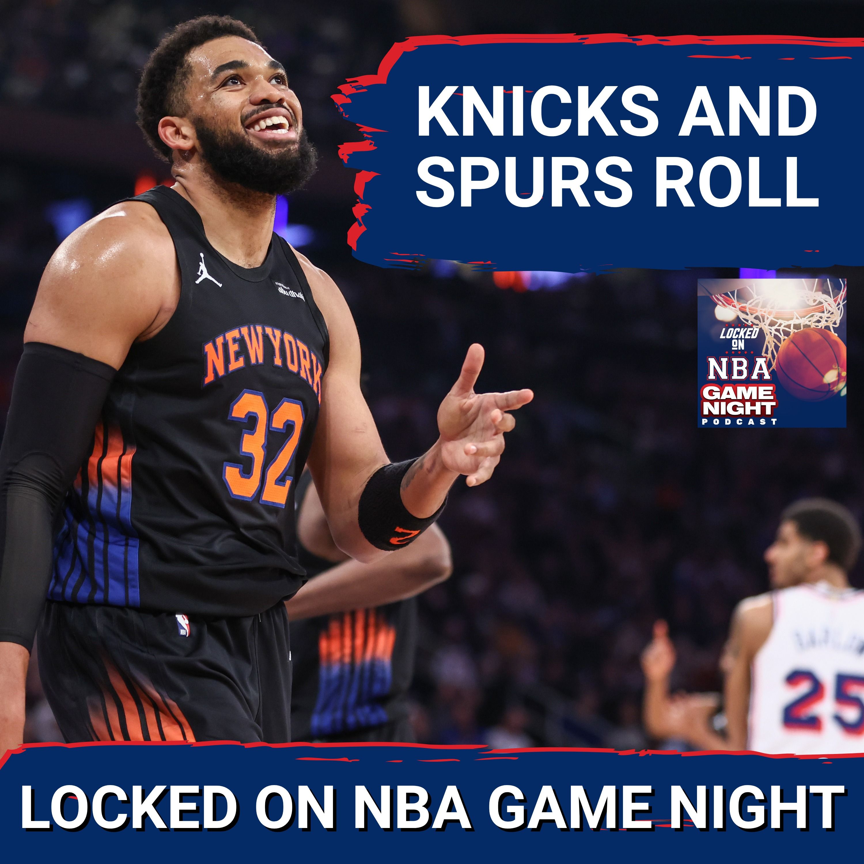 ADVANTAGE: Knicks, Jalen Brunson & OG Anunoby CLINCH Game 2, 76ers Collapse Late | Spurs even series