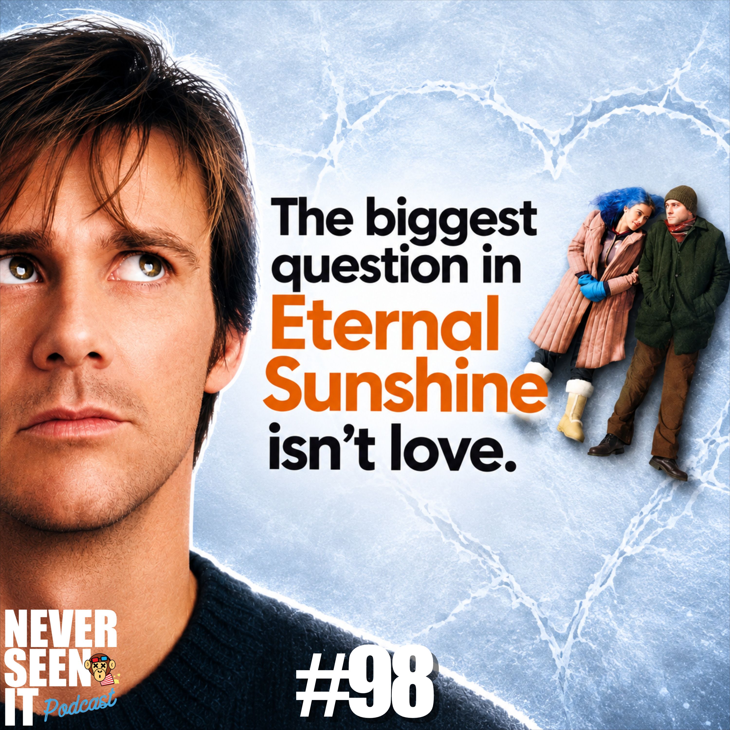 Never Seen It Podcast — Episode 98 Eternal Sunshine of the Spotless Mind (2004) episode artwork