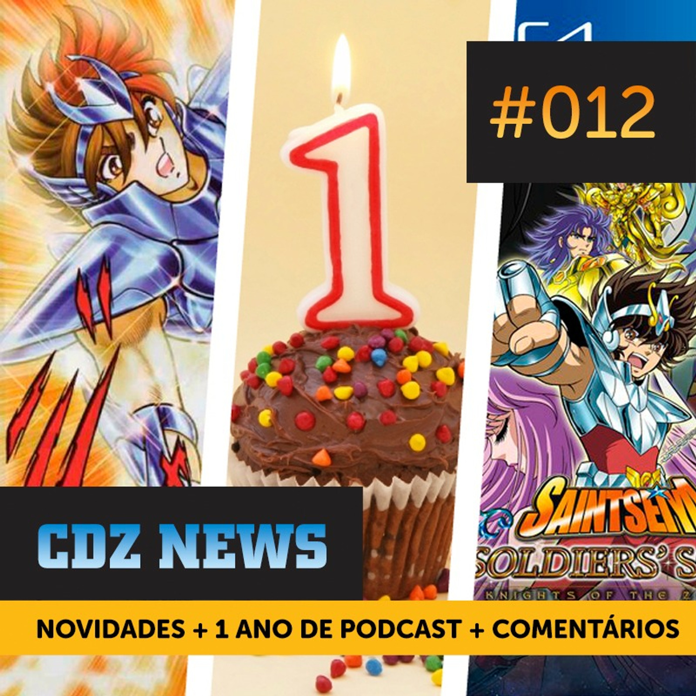 CDZ News #012 | 1 Ano de Podcast + Leitura de Comentários episode artwork