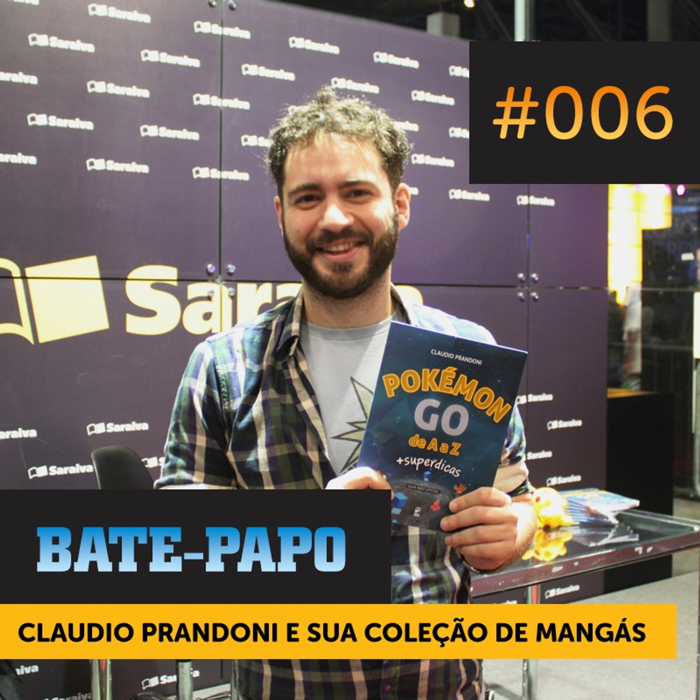 Bate-Papo #006 | Cláudio Prandoni e sua Coleção de Mangás episode artwork
