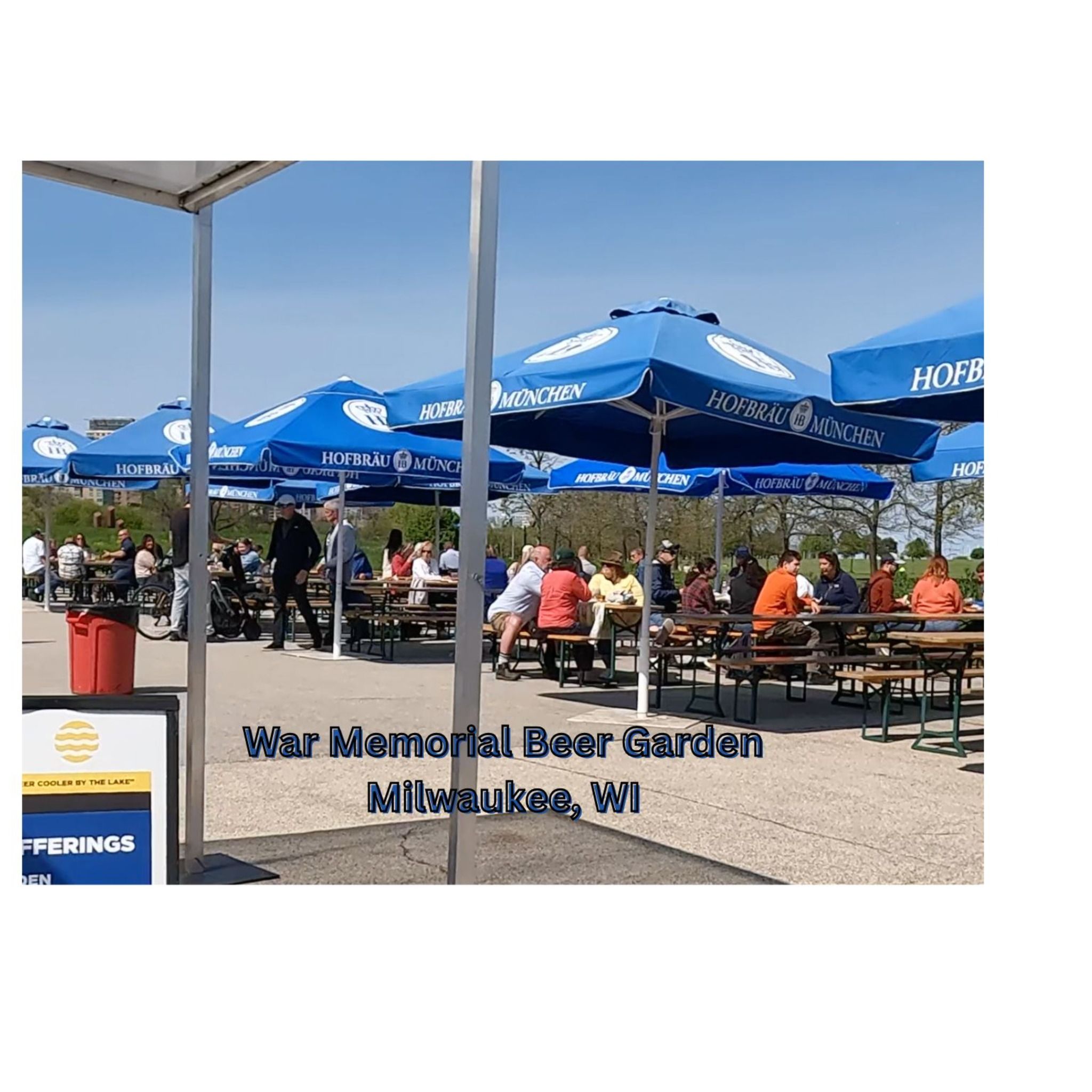 Episode 17.  War Memorial Beer Garden, Milwaukee, WI