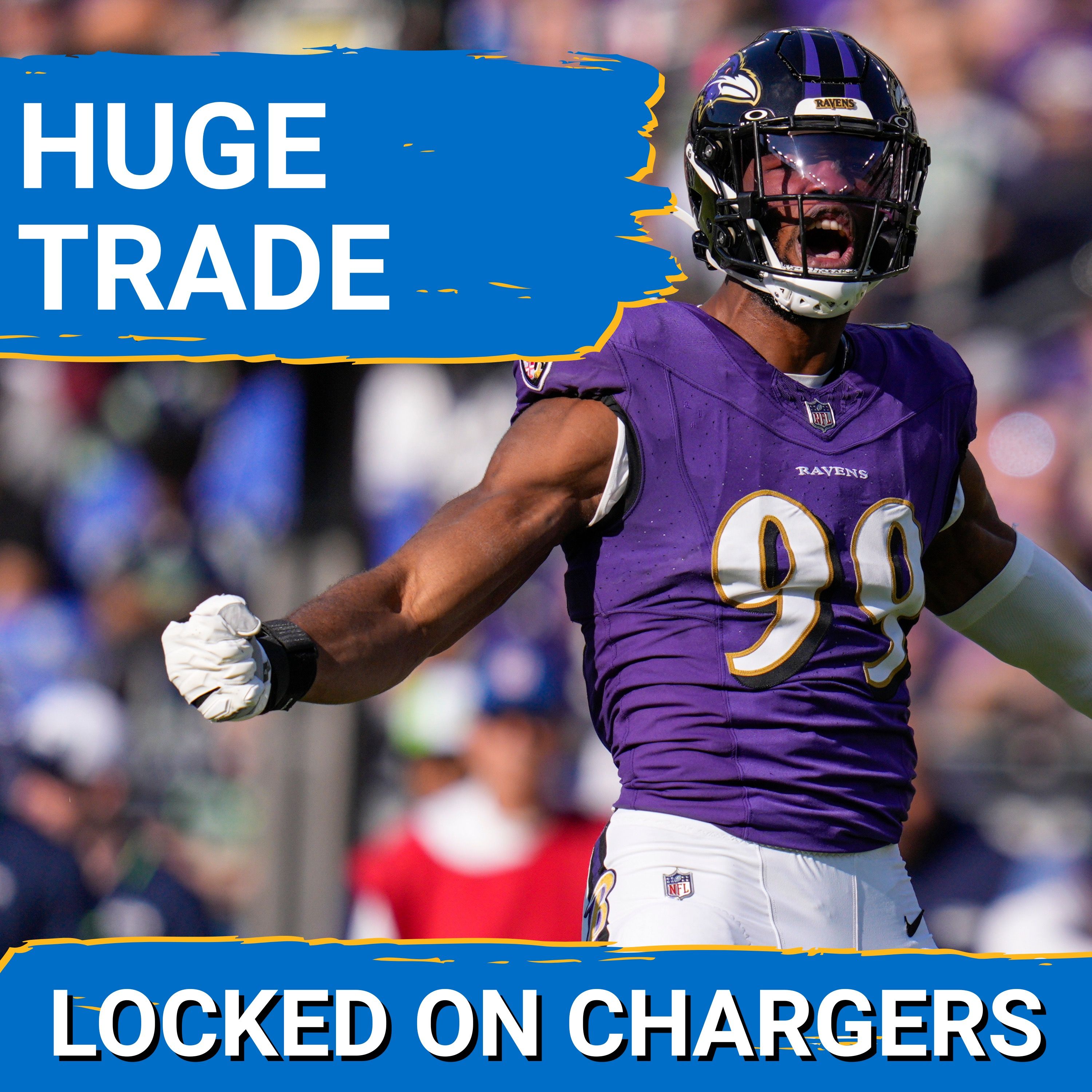 BOMBSHELL: Struggling Chargers Make HUGE Trade for Ravens EDGE Odafe Oweh Sending Away Alohi Gilman