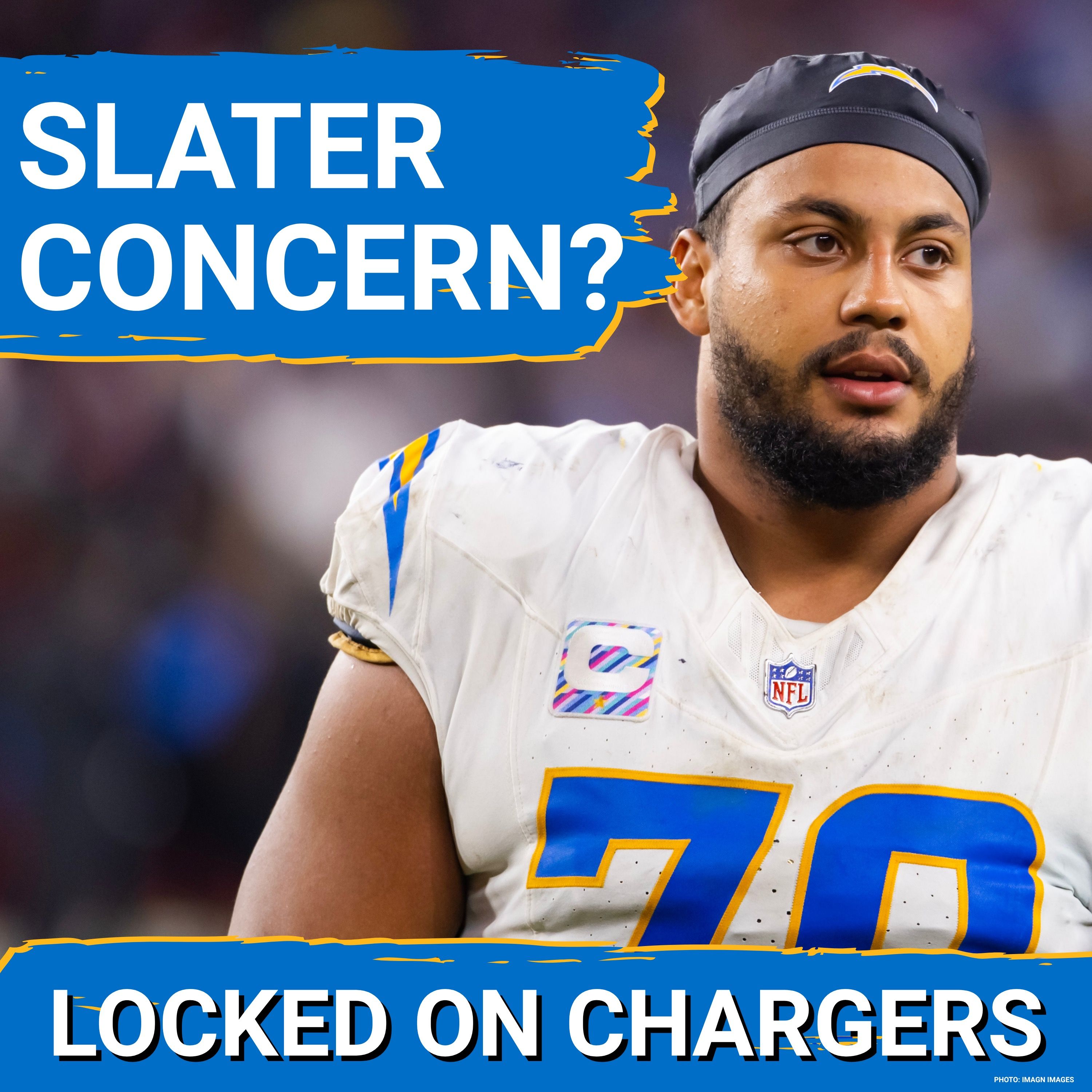 CONCERN: Chargers Star Rashawn Slater Misses Third Consecutive Practice Leading to Comeback Concern episode artwork