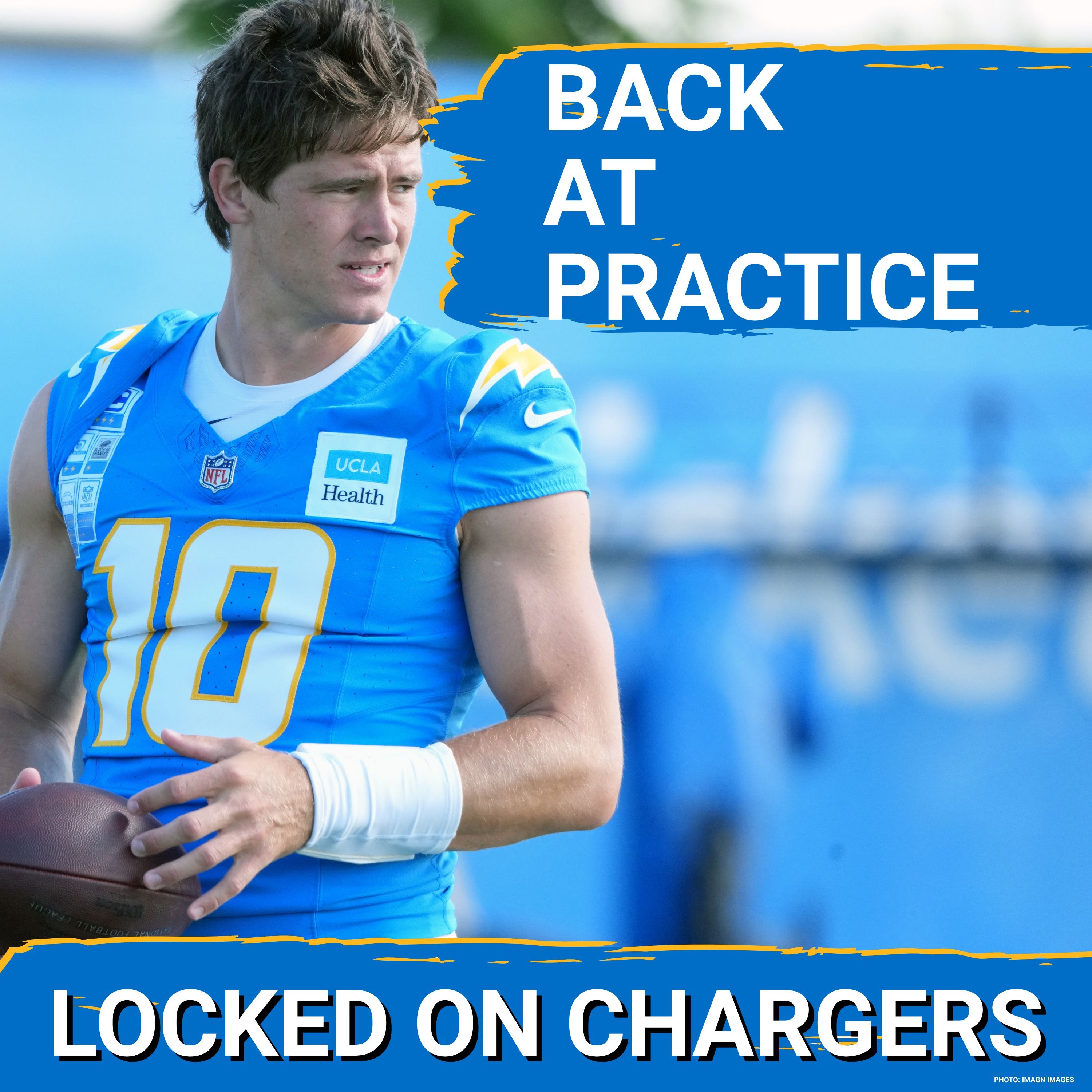 EXCUSED: Chargers’ Justin Herbert BACK at Practice, Jim Harbaugh SHUTS DOWN Controversy episode artwork