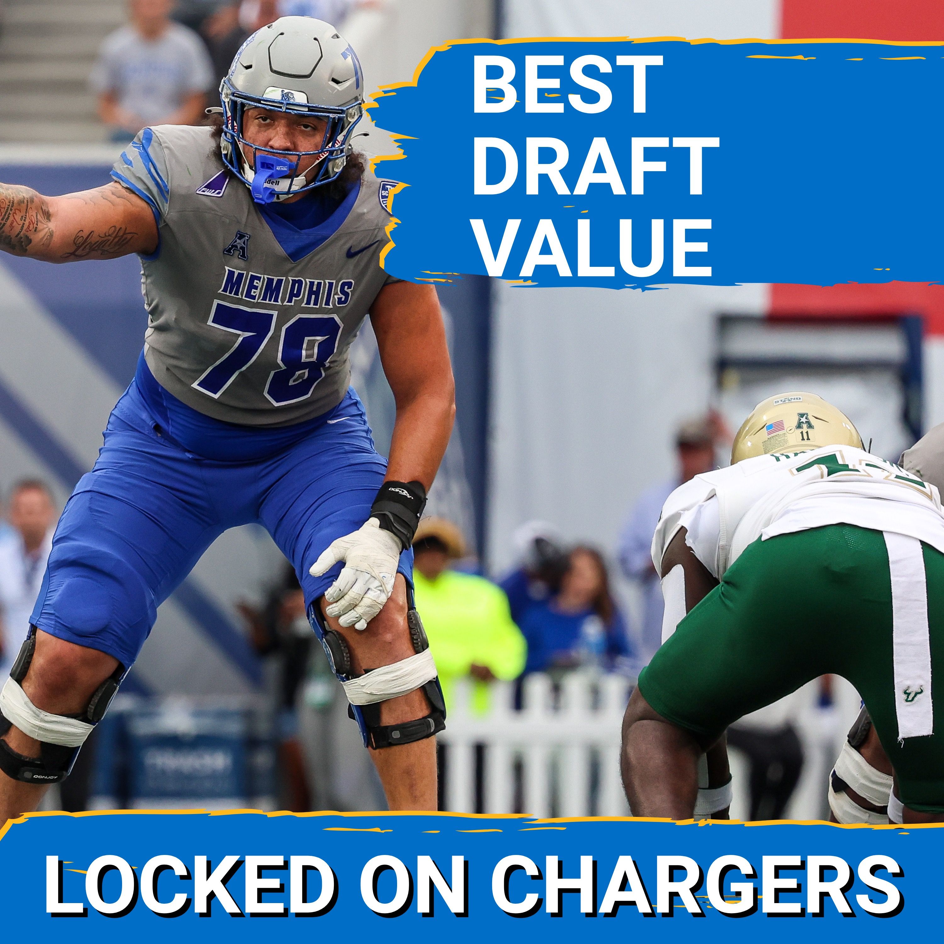 STEALS: Chargers Find Massive DRAFT Value With Travis Burke and Logan Taylor with Day 3 Picks episode artwork