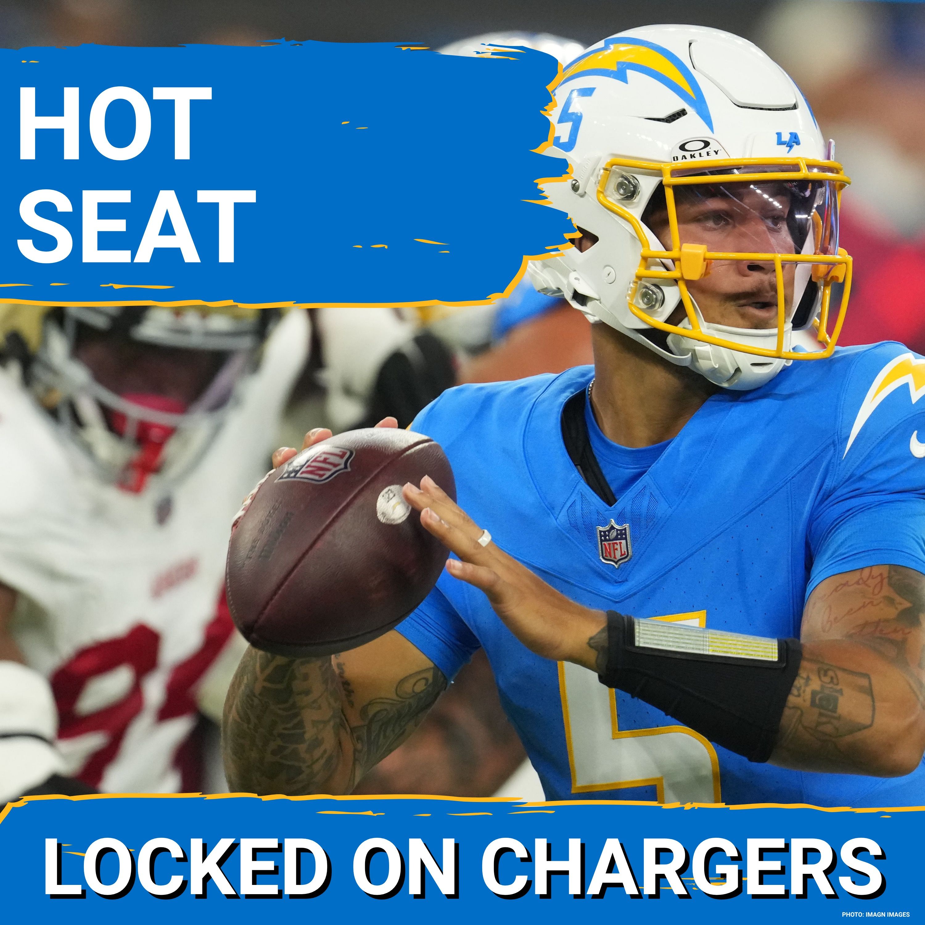HOT SEAT: Chargers Face Major QB DECISION as Trey Lance, DJ Uiagalelei BATTLE for Backup Spot episode artwork