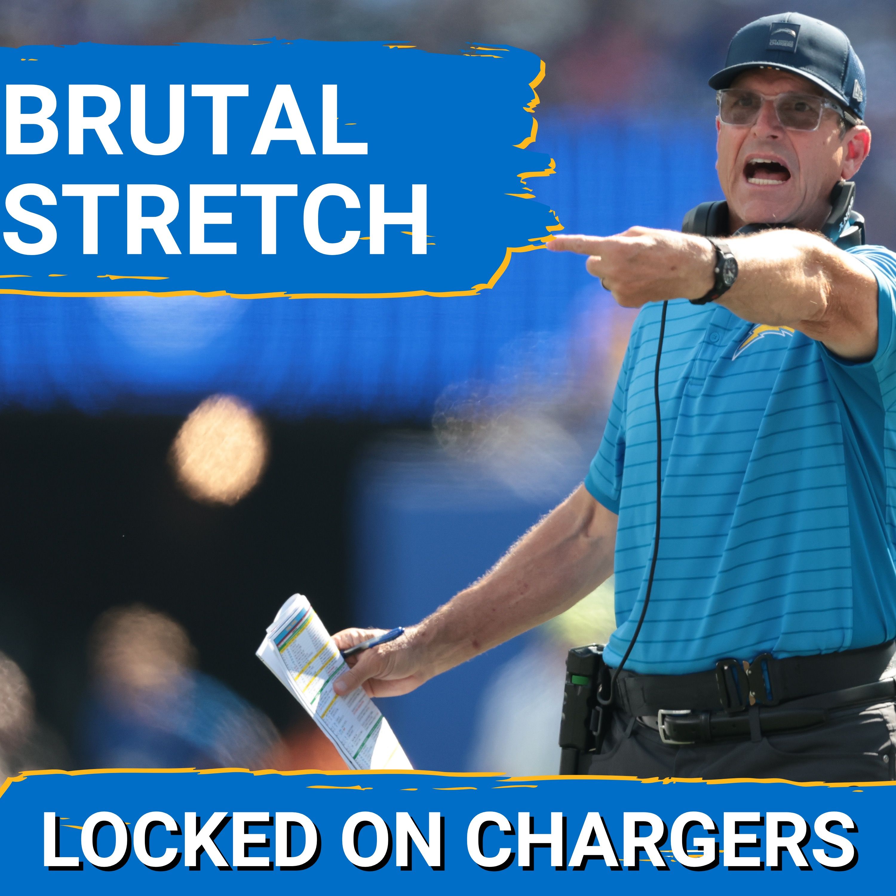 DAUNTING: Chargers’ Schedule NIGHTMARE—Can Justin Herbert and Co. Survive Brutal Seven-Game Test? episode artwork