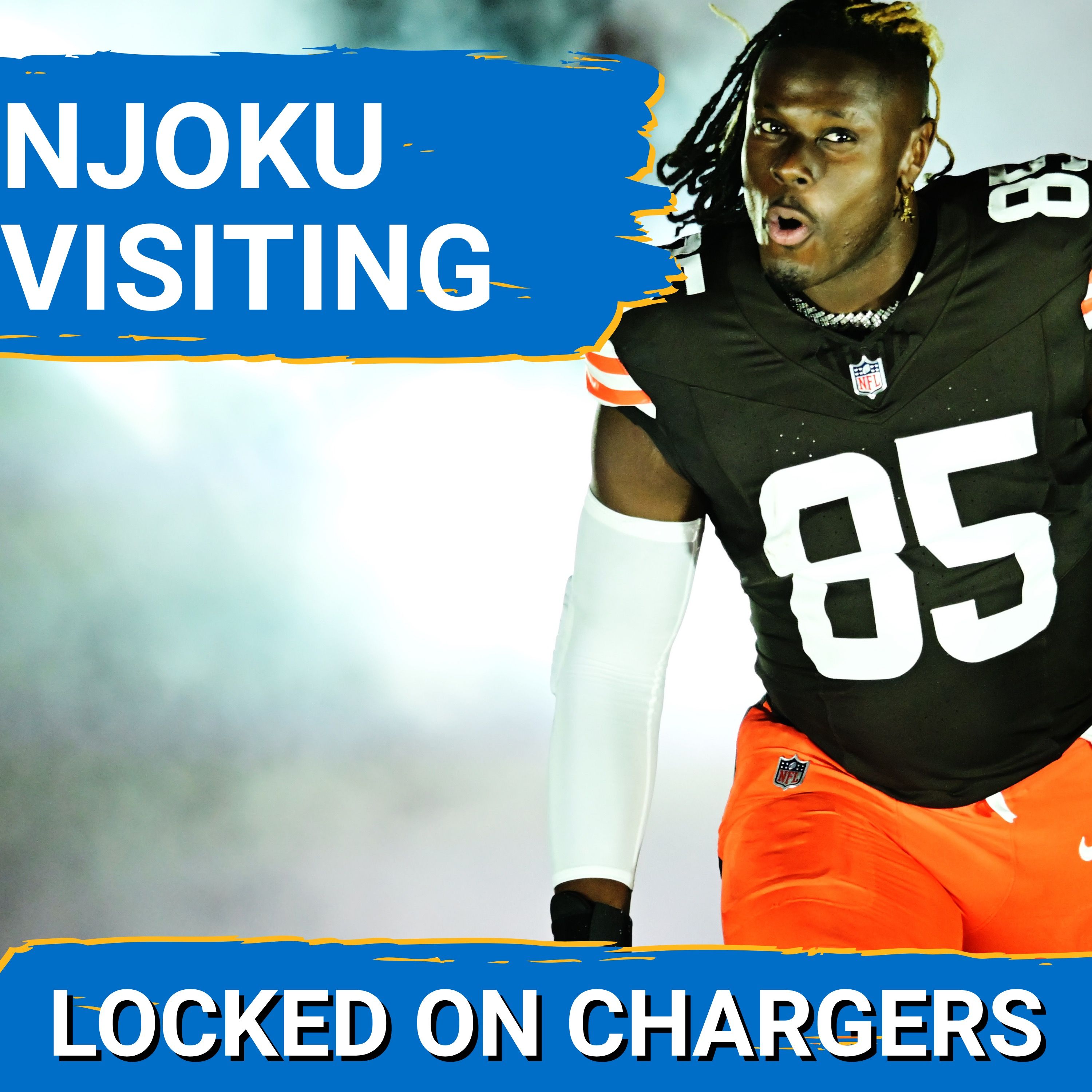 TARGET ACQUIRED: Chargers Meet David Njoku, EYE Bold Upgrade for Justin Herbert’s Offense
