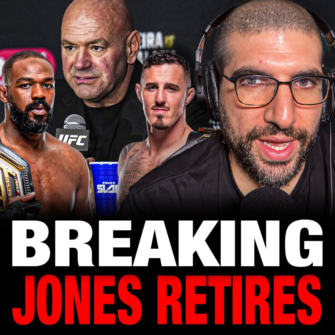 BREAKING: Jon Jones retires, Tom Aspinall is UFC champion, Ariel Helwani reacts to 'shameful' situation