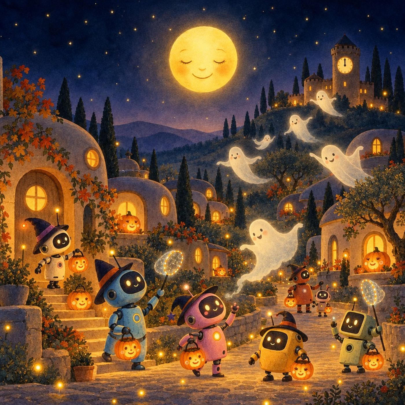 Halloween and the Little Robots