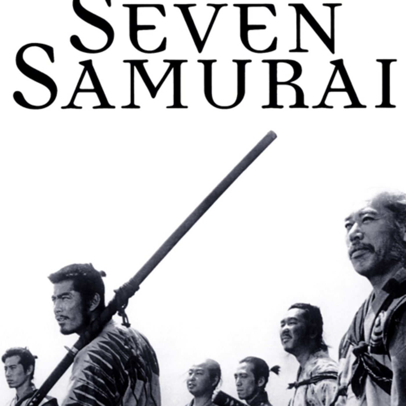 Seven Samurai by Akita Kurosawa is a 1954 Japanese epic samurai drama film episode artwork